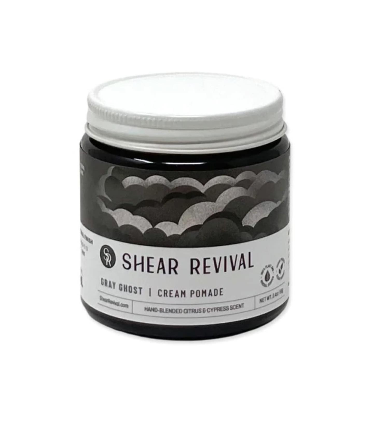 Gray Ghost Strong Hold Vegan Cream by Shear Revival - Long-lasting Style and Hold - Buy Online on GoSupps.com