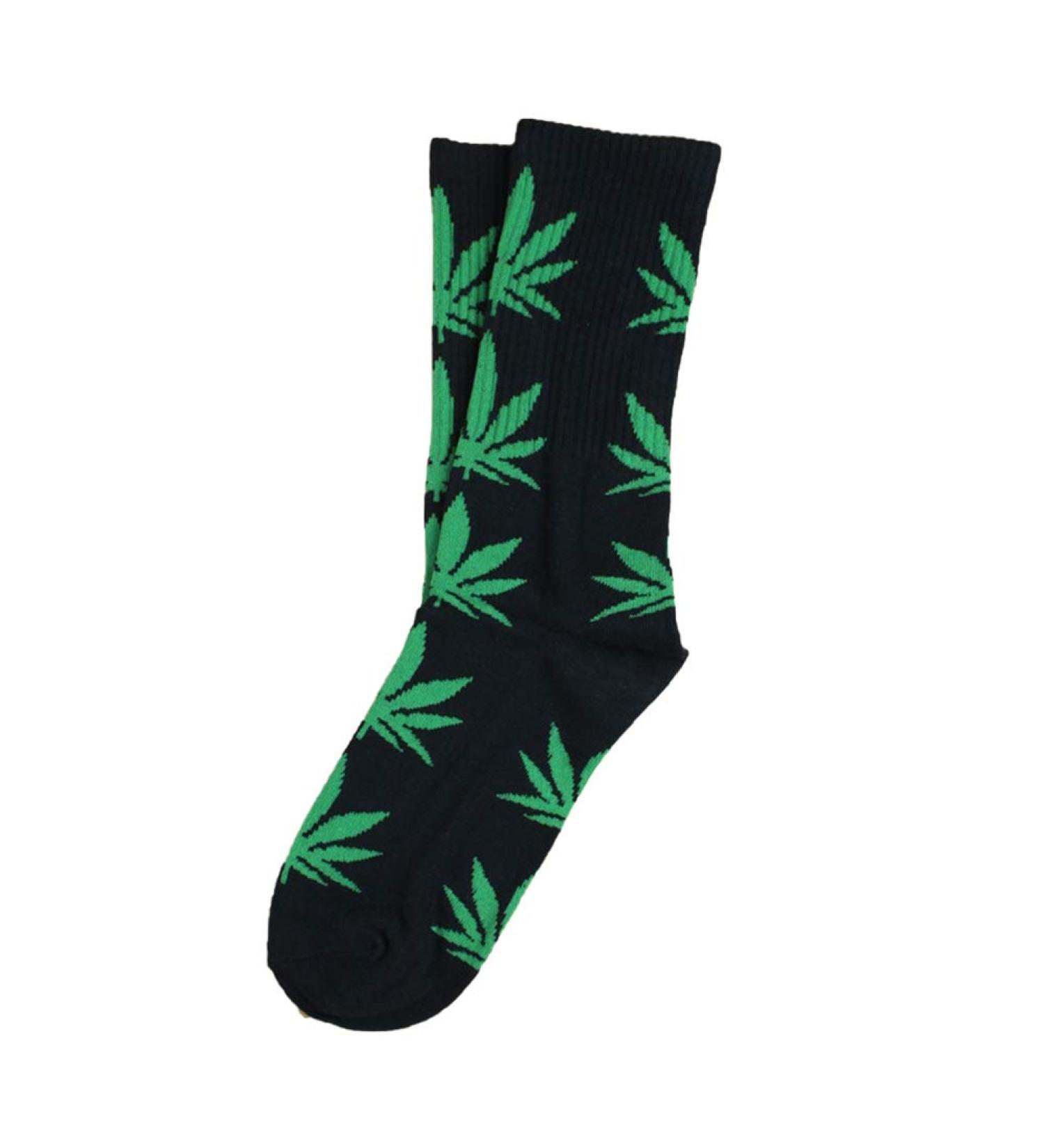 Kpop Space Mens Cotton Socks Fashion Marijuana leaf Casual Long Weed Sock Marijuana Weed Crew Socks(Uniform code H04)