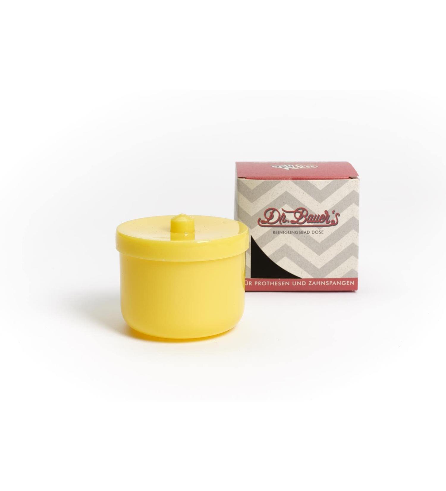 Dr. Bauer's Cleaning Bath Can - Prosthesis Care | Fish Can | Prosthesis Box | Dnom Dose (Orange) - International Shipping Available - Buy Online on GoSupps.com