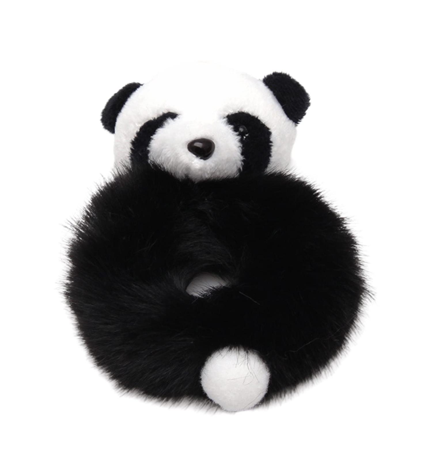 Cute Panda Elastic Hair Ties Cartoon Animal Ponytail Holders Accessories Lovely Hair Scrunchie Hair Styling Hair Pins - Buy Online on GoSupps.com