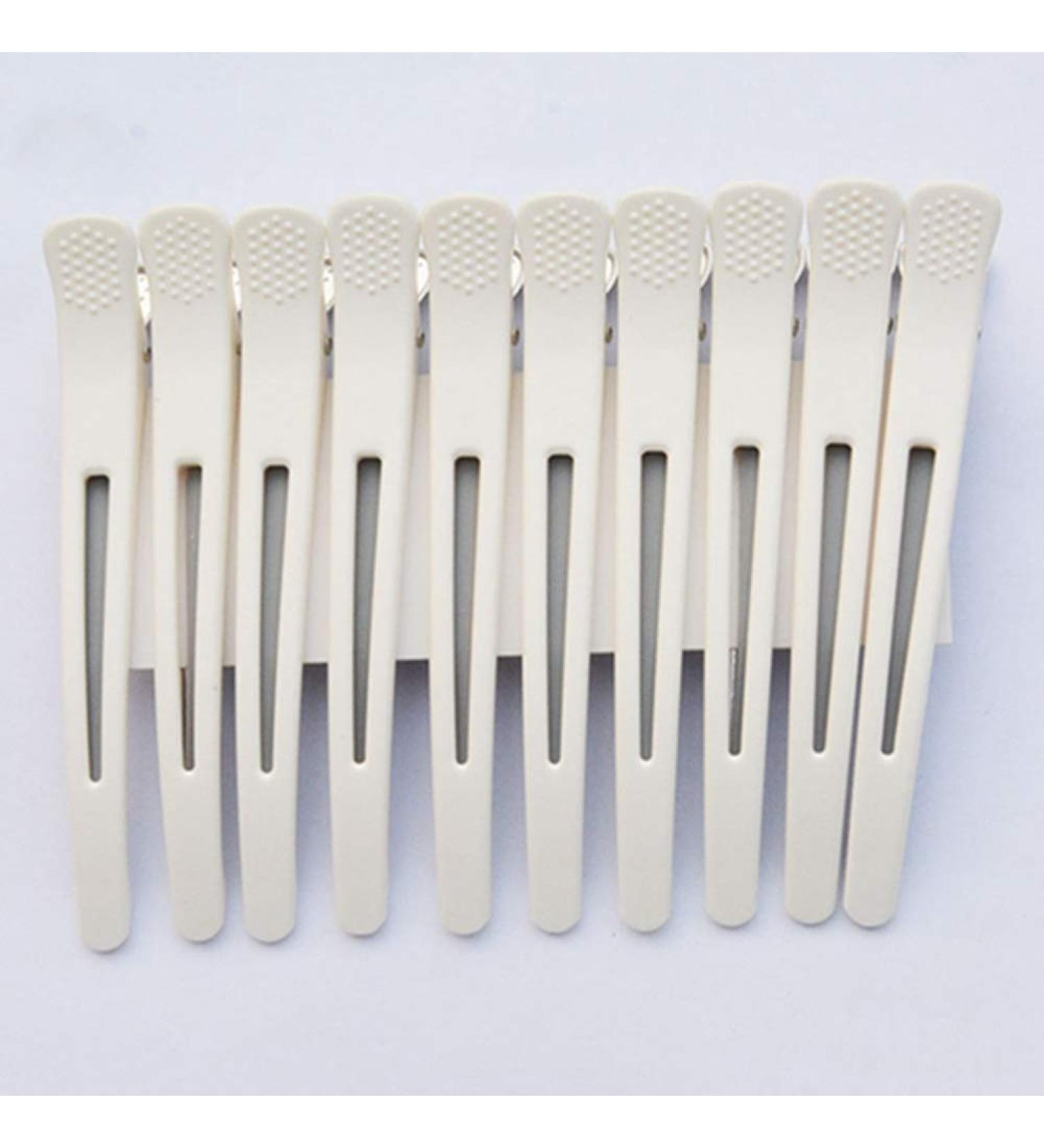 Egurs 12-Piece 11.5 cm Hairdressing Sectioning Clips - Alligator Hair Clips & Styling Accessories - Premium Hairdressing Supplies - Buy Online on GoSupps.com