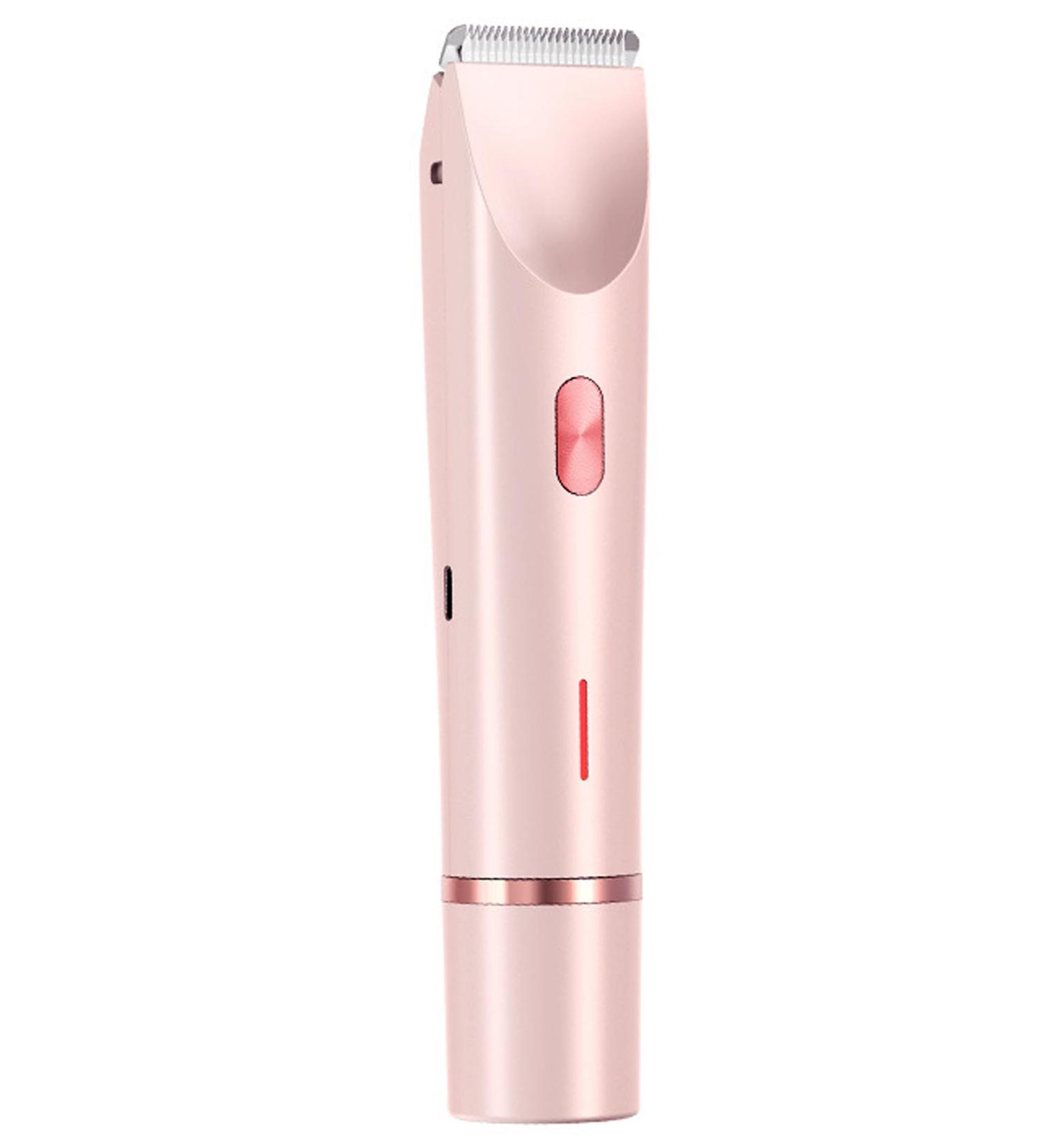 lonnalee Intimate Shaver for Women 2in1 Double Head Electric Shaver Bikini Trimmer Waterproof Wet and Dry Shaver for Face Body Legs and Bikini - Buy Online on GoSupps.com