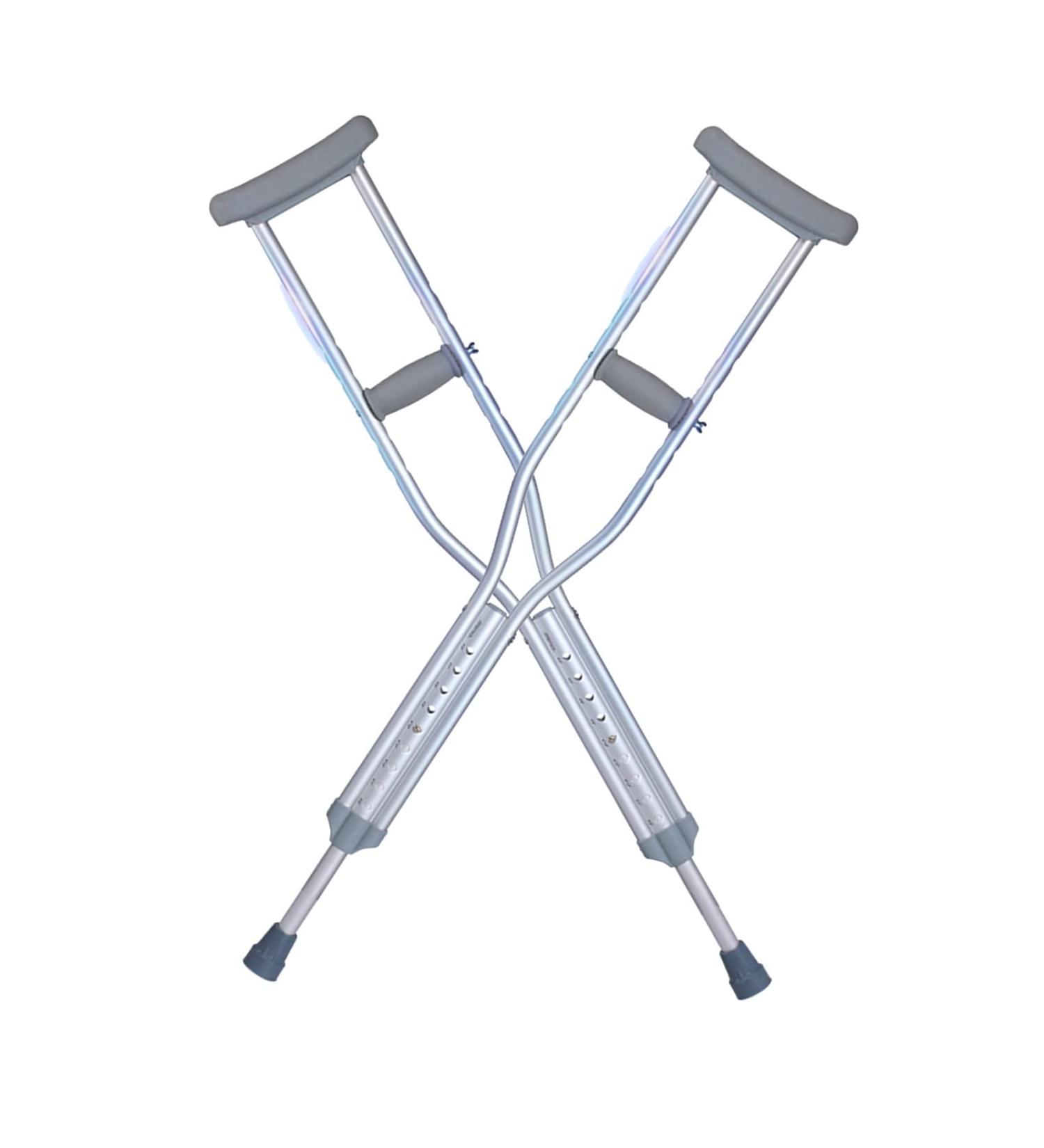 Adults Underarm Crutches with Spring Aluminum Height Adjustable Crutches Medical Walking Aid Crutches Suitable for Height: 4' 9''-5' 7'' (Size : M(1 Pair)) anniversary Lucky Star Selfless - Buy Online on GoSupps.com