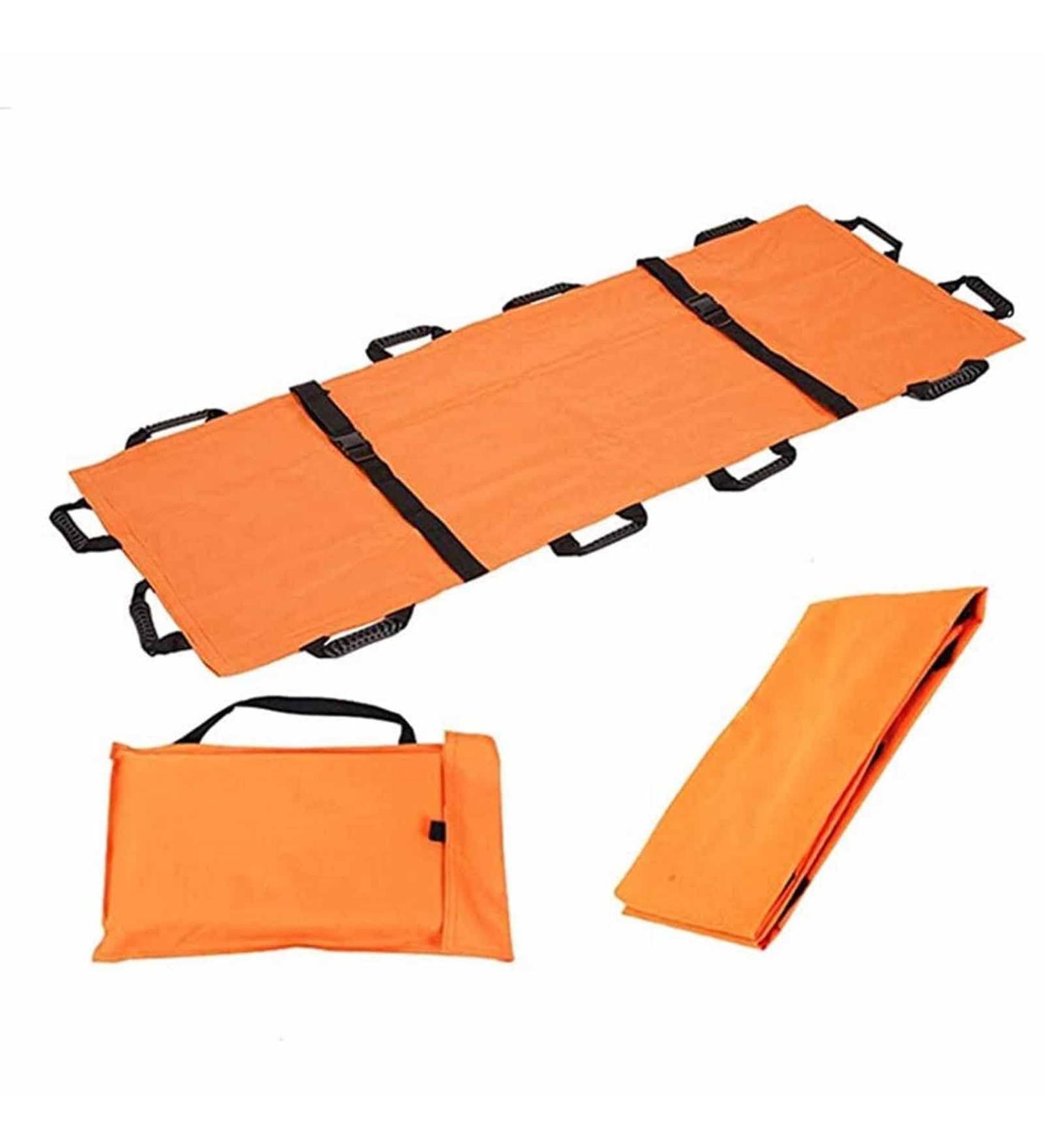 Oxford Folding Soft Stretcher Portable Transport Emergency Back Stretcher with 12 Handles Waterproof Storage Bags Capacity 350 lbs for Hospital Clinic Home Sports venues Ambulance - Buy Online on GoSupps.com