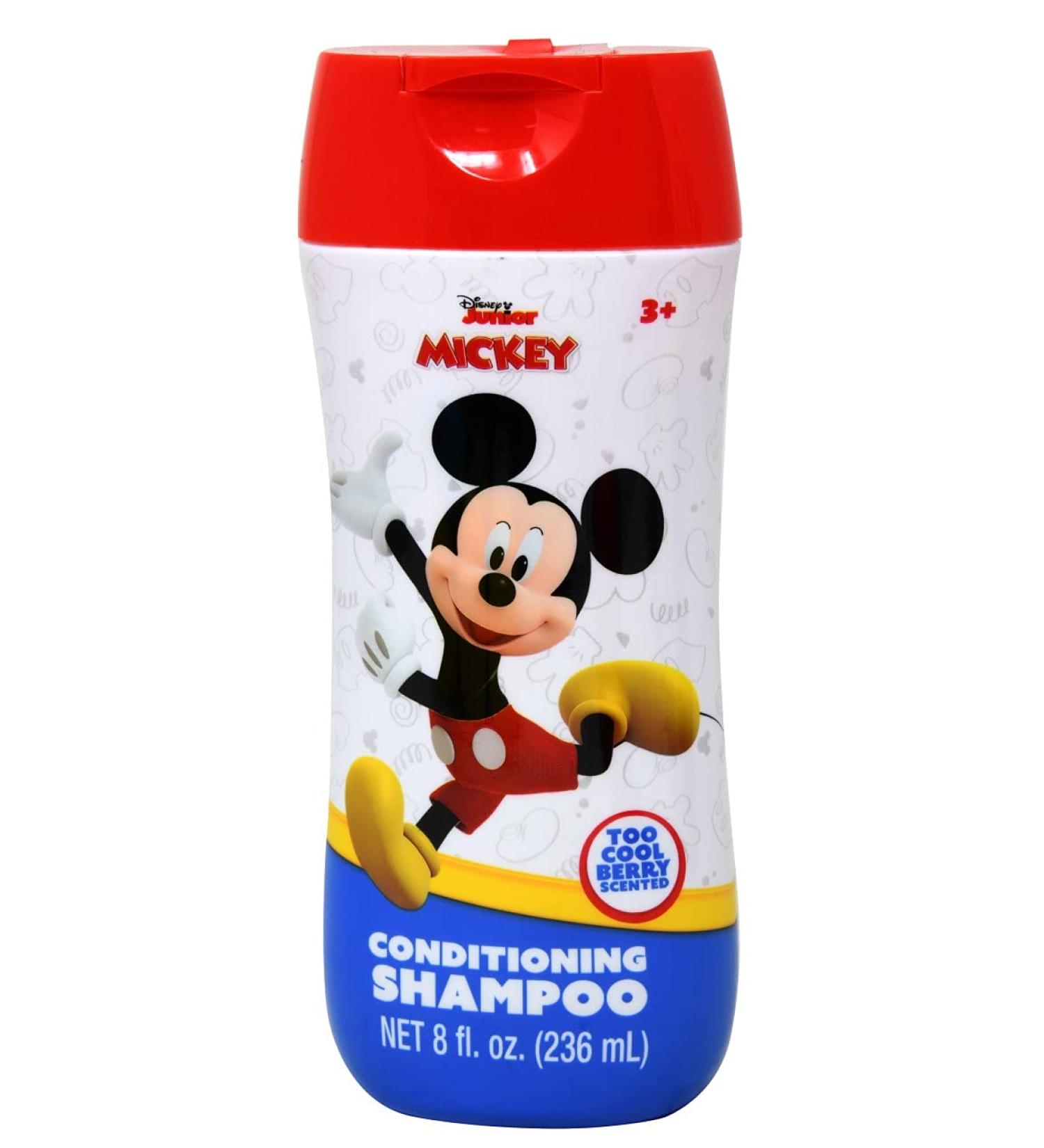 Mickey Mouse Kids Shampoo and Conditioner - Boys and Girls Shampoo for Clean and Soft Hair Sweet-Scented Children's Too Cool Berry - 8 Fluid Ounces