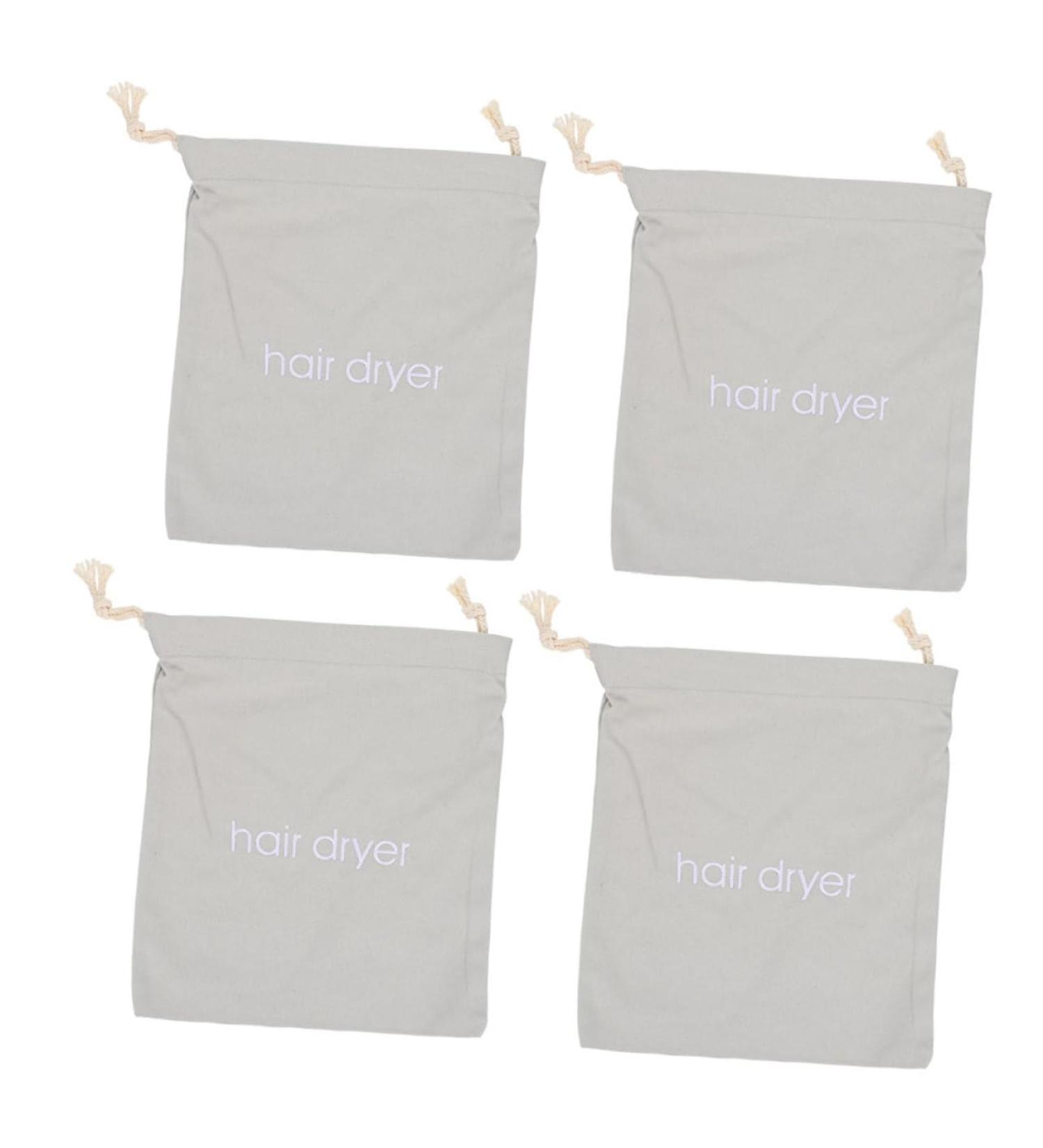 Ipetboom 4pcs Hair Dryer Storage Bag Storage Bags Toiletry Bag for Travel Hair Dryer Carrying Bags Drawstring - Buy Online on GoSupps.com