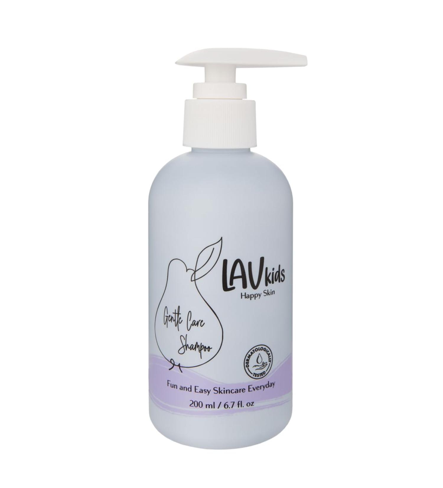 LAV Kids Gently Care Shampoo | Children s Shampoo for Sensitive Scalp & Hair | Dermatologically Tested | 200 ml - Buy Online on GoSupps.com