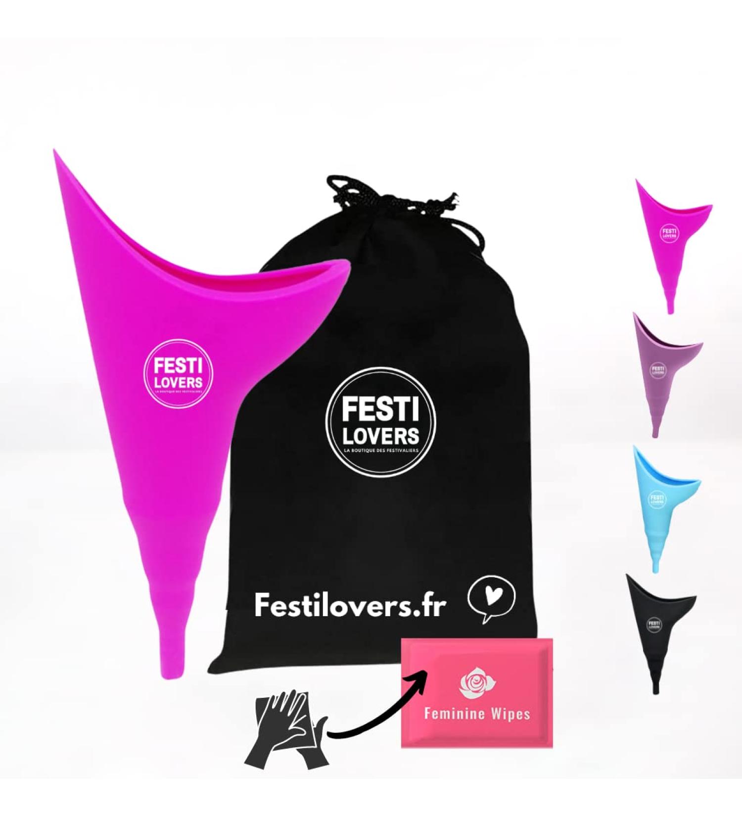 Waterproof Urinal for Women - Fixed Tiltovers with Hygiene Cloths | Portable Outdoor Solution for Festivals & Travel - Buy Online on GoSupps.com