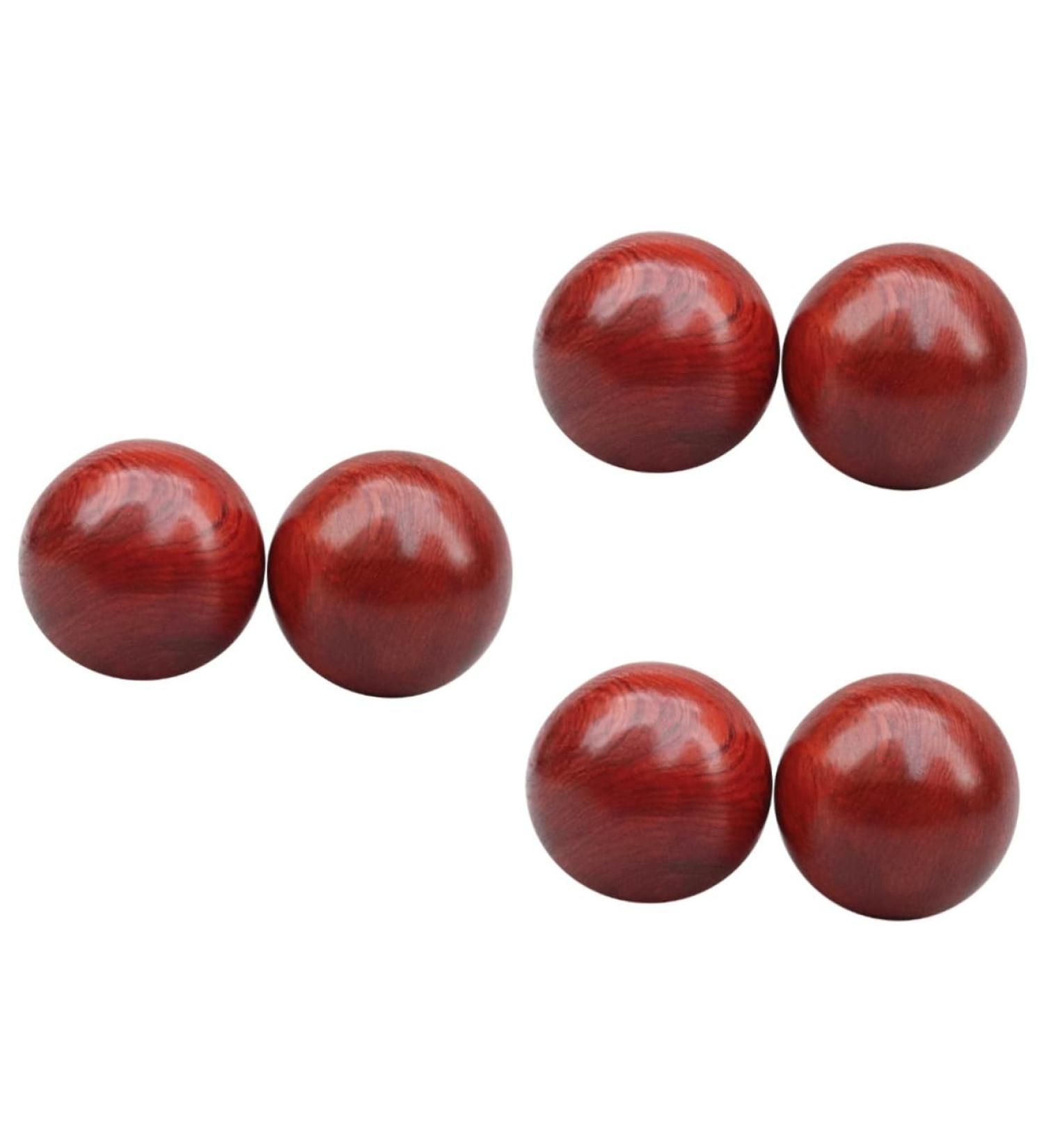 Ultechnovo 6 STK Chinese Massage Balls - Health & Fitness Wrist Roller Tools for Gym | Bamboo Massage Balls - Buy Online on GoSupps.com