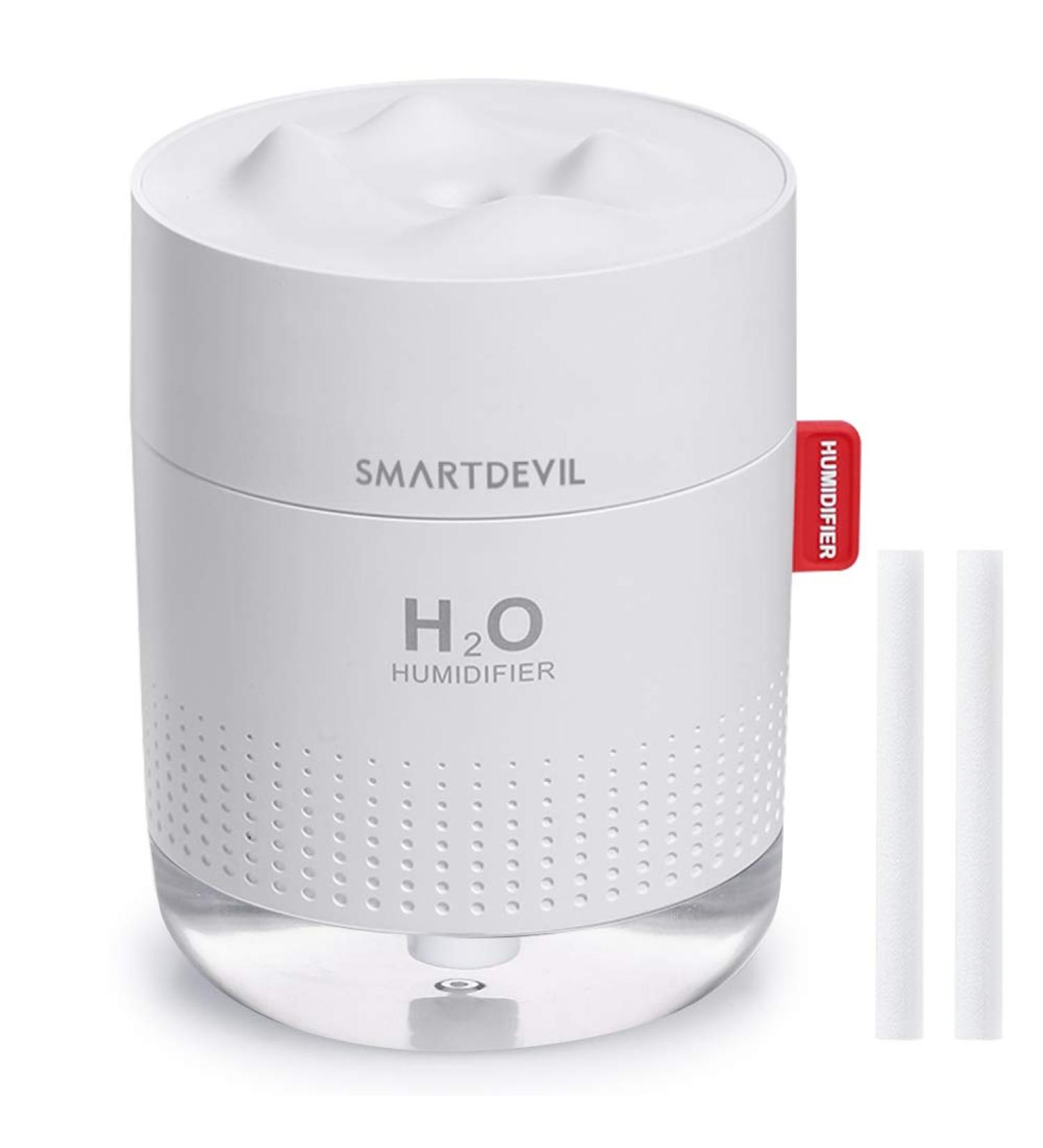 SmartDevil Snow Humidifier 500ml - Ivory | Quiet Portable Air Humidifier - Buy Online on GoSupps.com