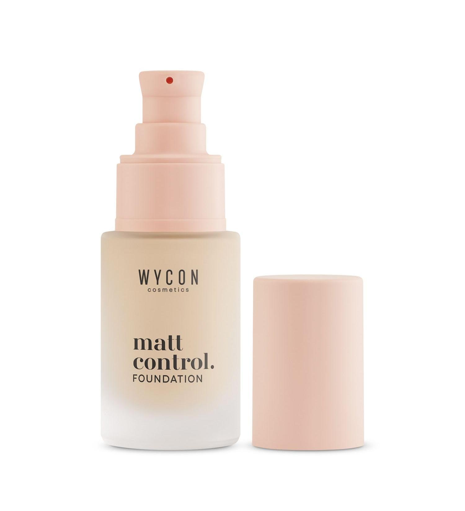 WYCON cosmetics MATT CONTROL Fluid Foundation Oil-Free Fluid Foundation with Matte Finish and Modular Coverage - 04 Natural Environment - Buy Online on GoSupps.com