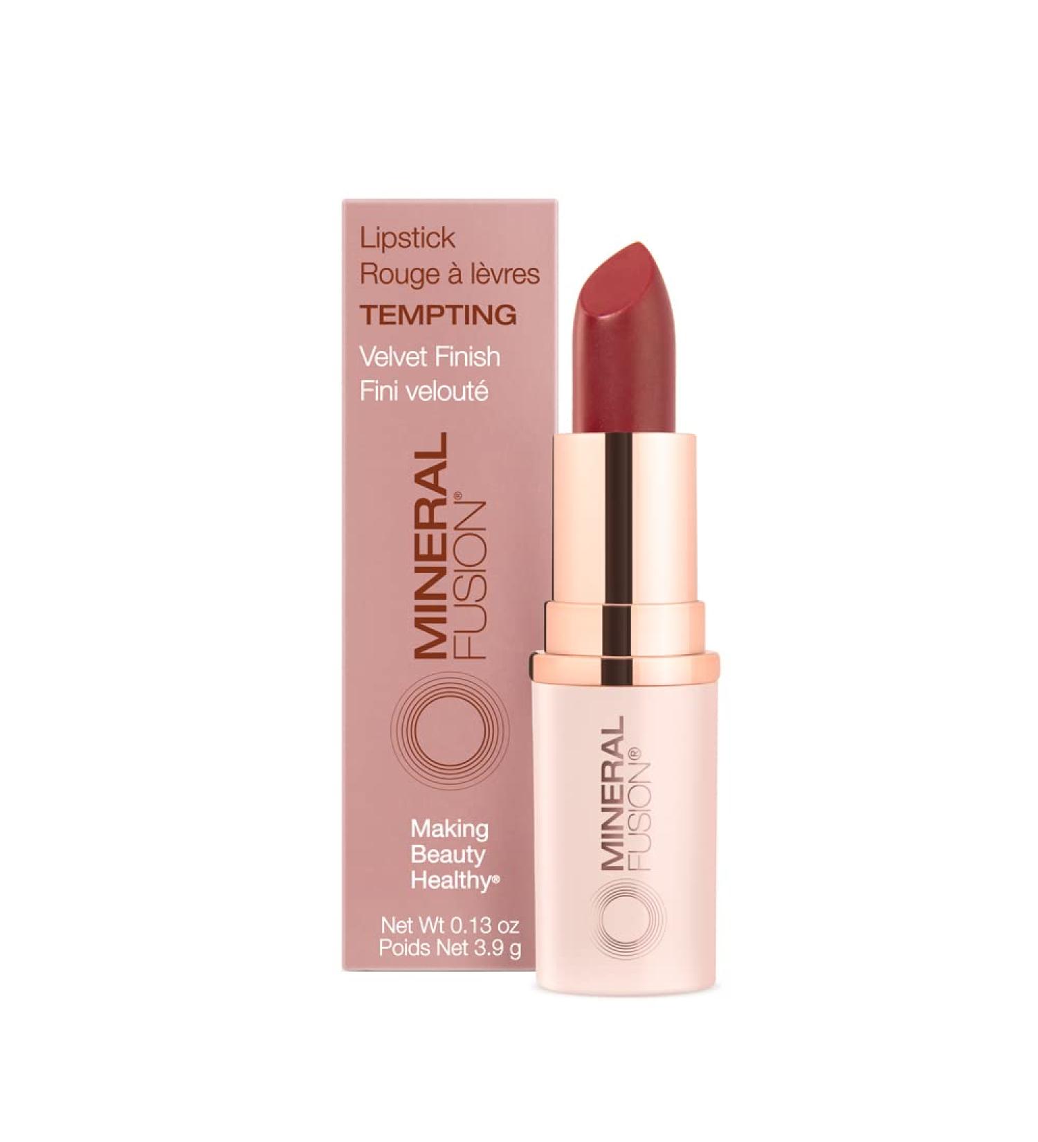 Buy Mineral Fusion Lipstick Tempting - 0.14 Ounce | Natural & Vibrant Color - Buy Online on GoSupps.com