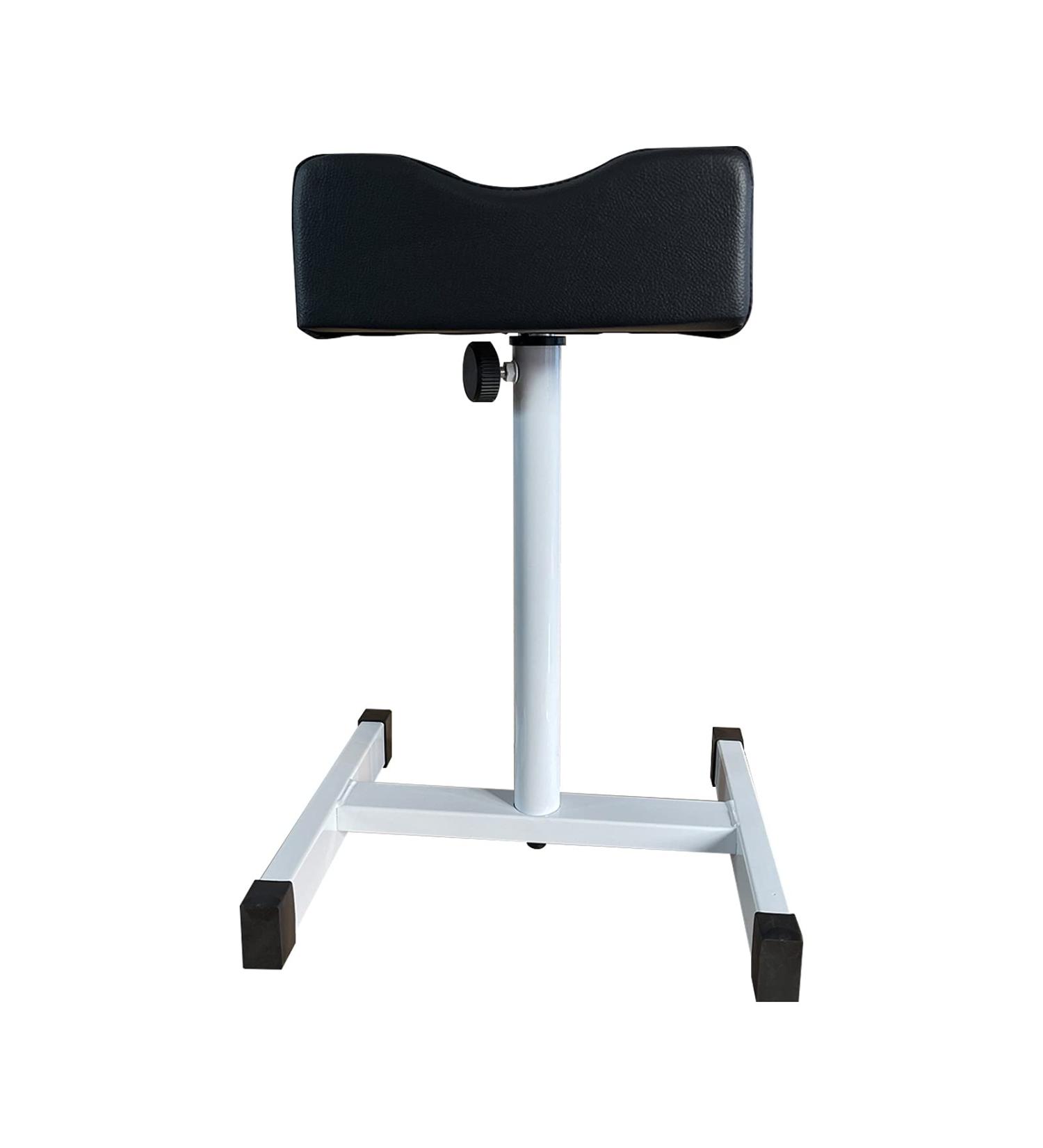 Adjustable Pedicure Foot Rest Stand Stool for Nail Technicians | Non-Slip Legs, Salon Spa Equipment - Black - Buy Online on GoSupps.com