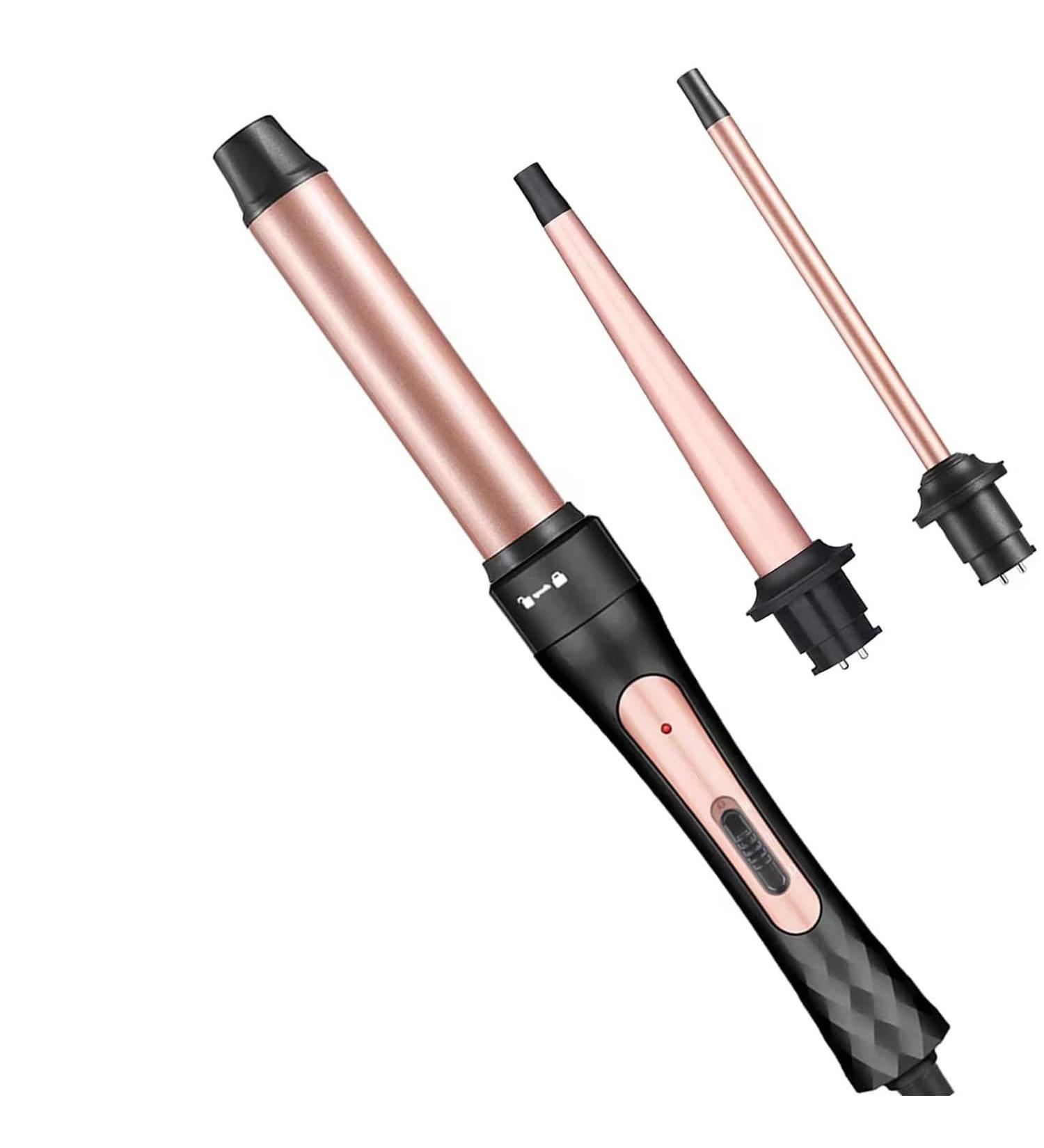 3-in-1 Curling Iron Set - Multifunctional Wave Iron with Ceramic Coating & Quick Heating - Shop Internationally - Buy Online on GoSupps.com