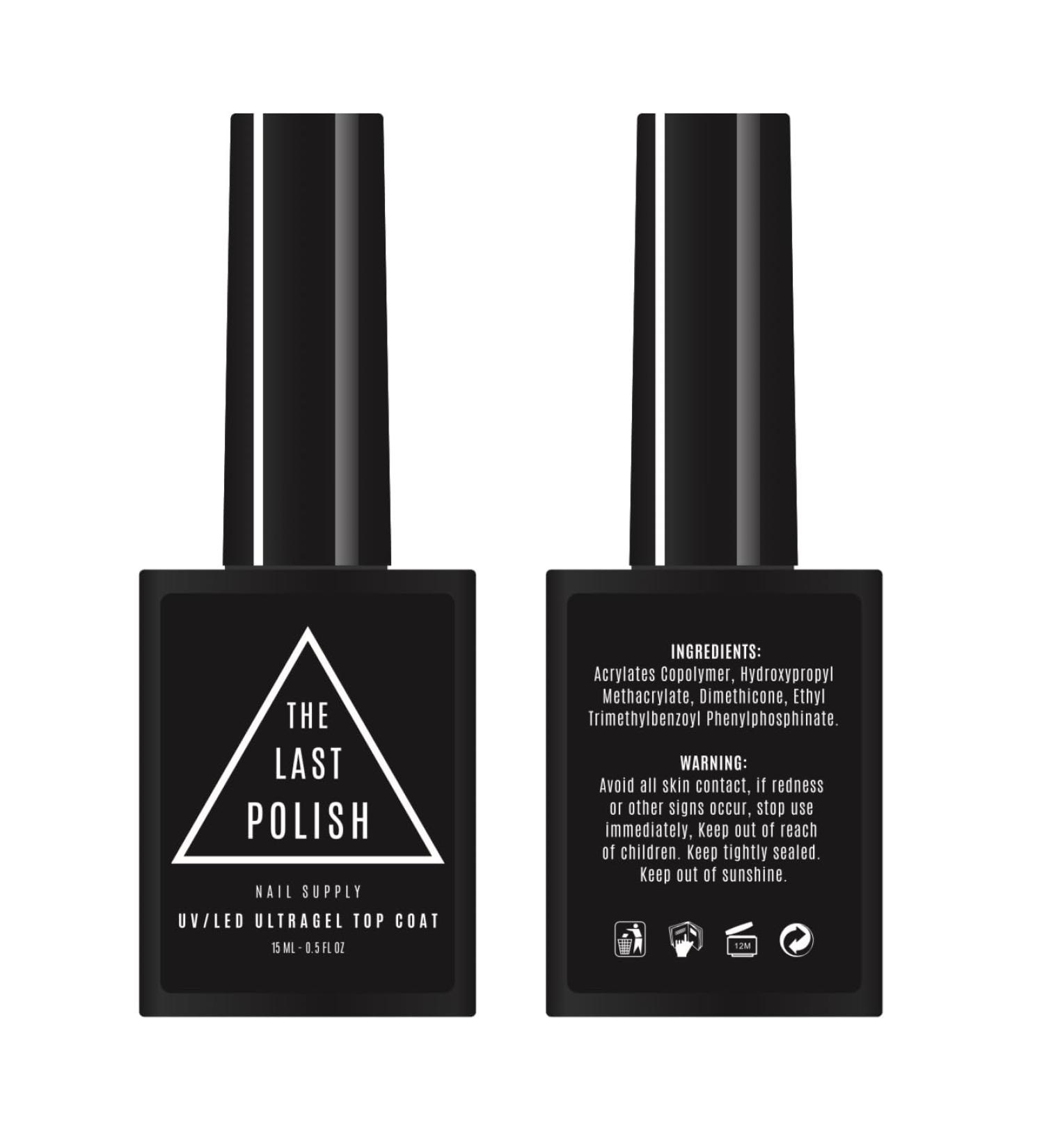 UltraGel UV/LED Gel Top Coat - High Gloss Shine Scratch-Resistant No Wipe & Long Lasting for International Shipping - Buy Online on GoSupps.com
