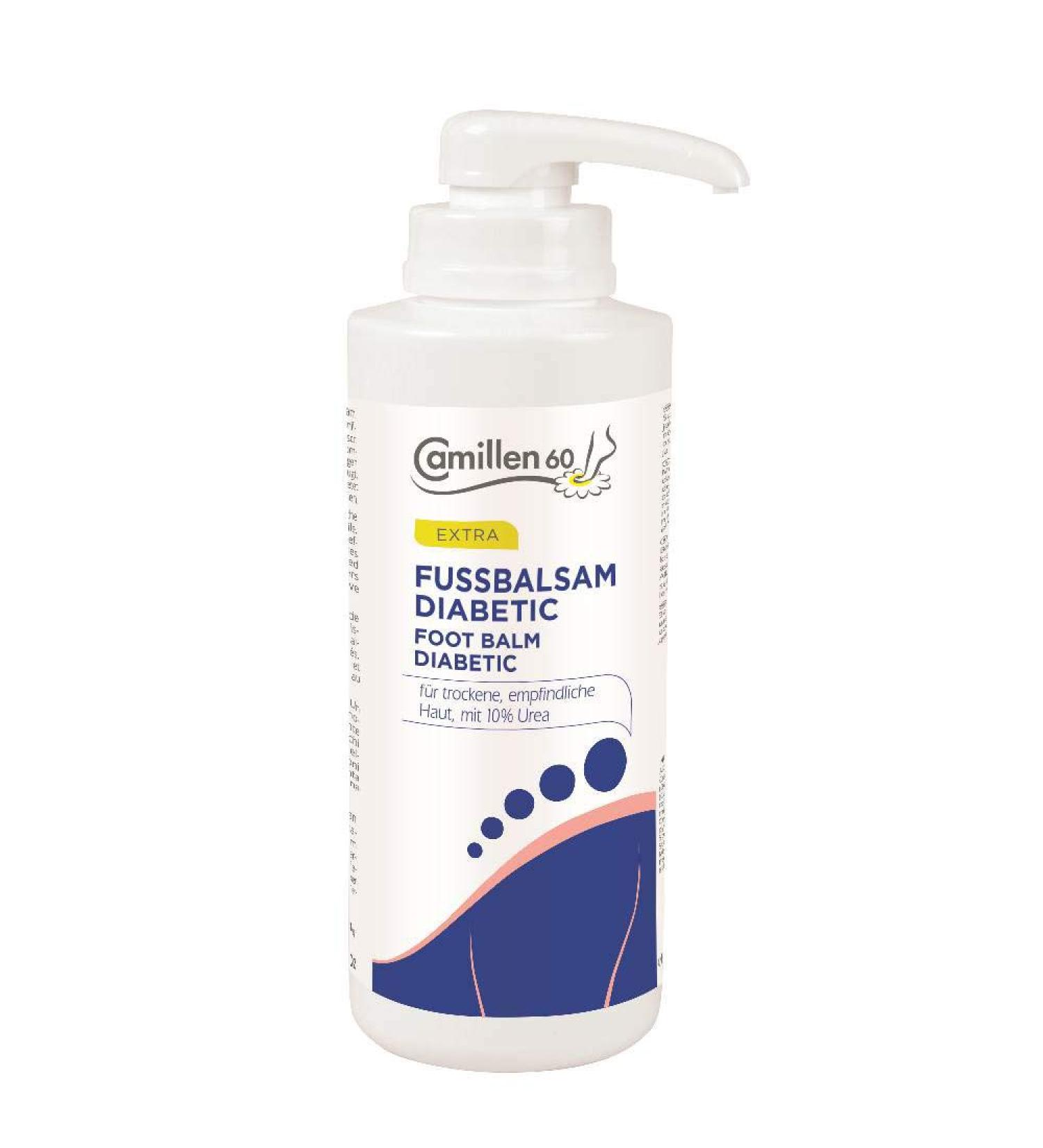 Foot balm Diabetic 500 ml with dispenser Camillen 60