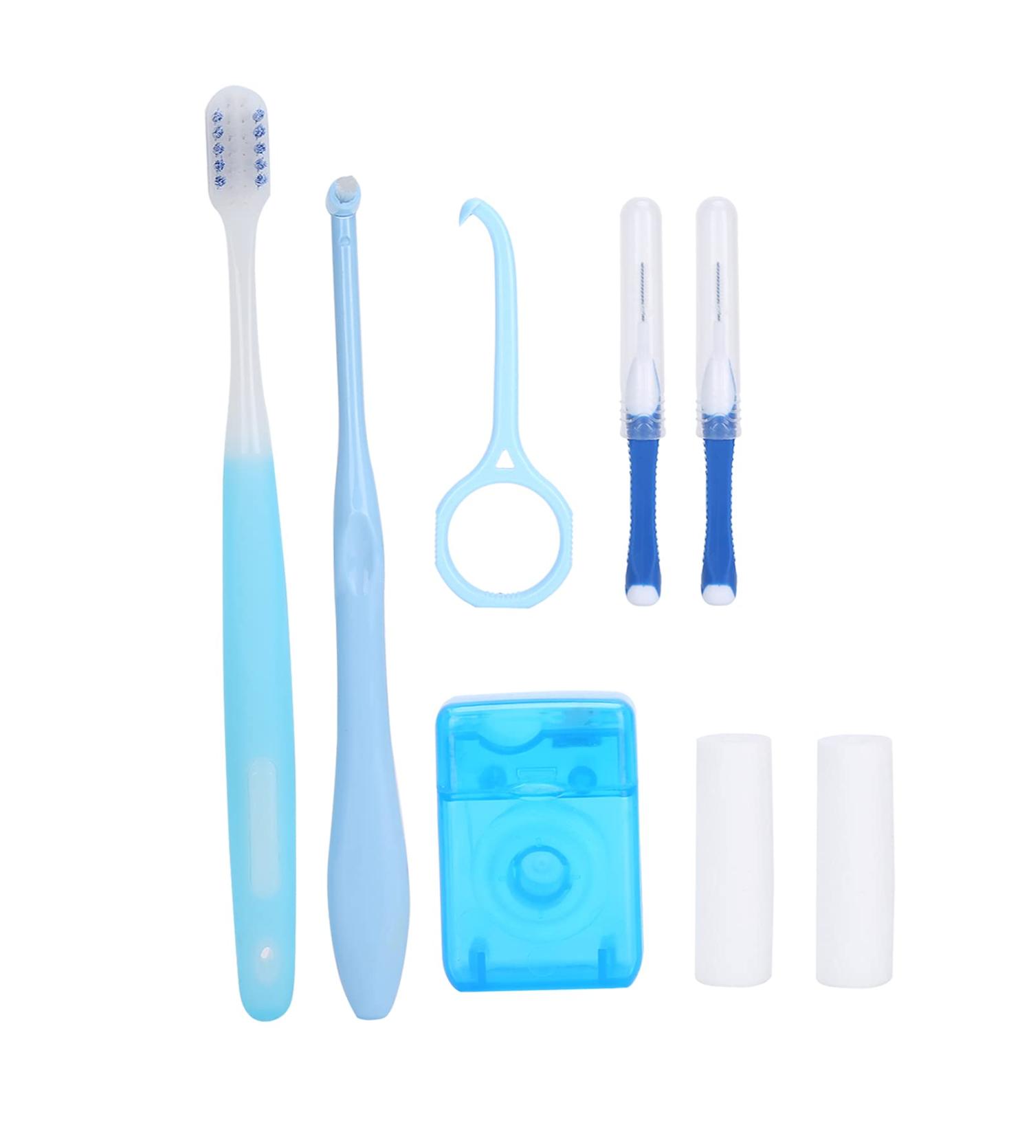 Portable Oral Care Kit for Braces Interdental Brush & Orthodontic Wax Tools for Effective Cleaning - Buy Online on GoSupps.com