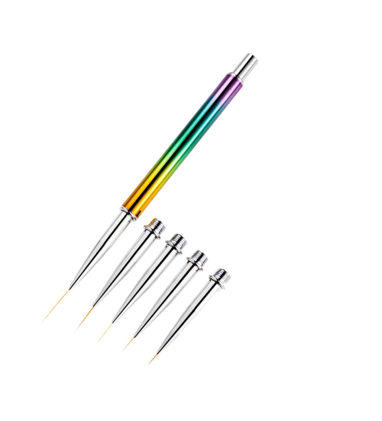 VINTORKY 1 Set Nail Art Drawing Pen Manicure Drawing Tool Manicure Brush Manicure Painting Nail Art Supplies Nail Salon Supplies Thin Nail Art Nail Art Tools Manicure Tools - Buy Online on GoSupps.com