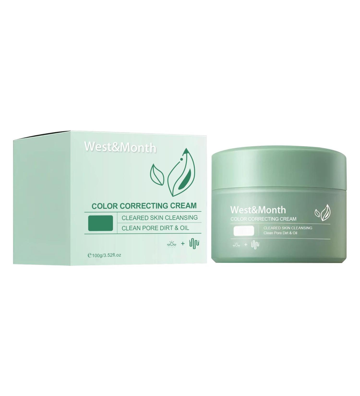 Color Correcting Treatment Cream - Anti Redness Green Concealer | Hydrating Pigment Correcting Cream for Flawless Skin - Buy Online on GoSupps.com