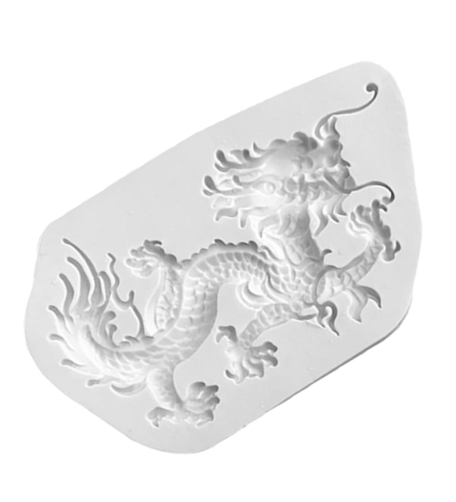 STOBOK Mold Chocolates Baking Tool Silicone Candy Party Chocolate DIY Chocolate Mould Chocolate Making Tools Fondant Making Baking Supplies Dragon Shape Clay Fudge Silica Gel - Buy Online on GoSupps.com