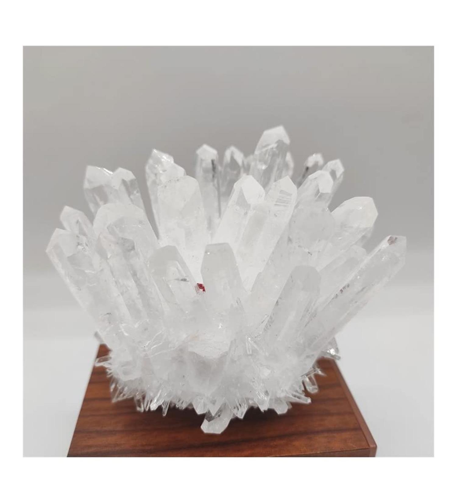 Home Decor 1pcs Natural Raw Quartz White Clear Crystal Cluster Stones Crystal Point Specimen Home Decoration Raw Crystals Mi Soothing Crystal Household Crystal Cluster (Size : 600-700g) - Buy Online on GoSupps.com