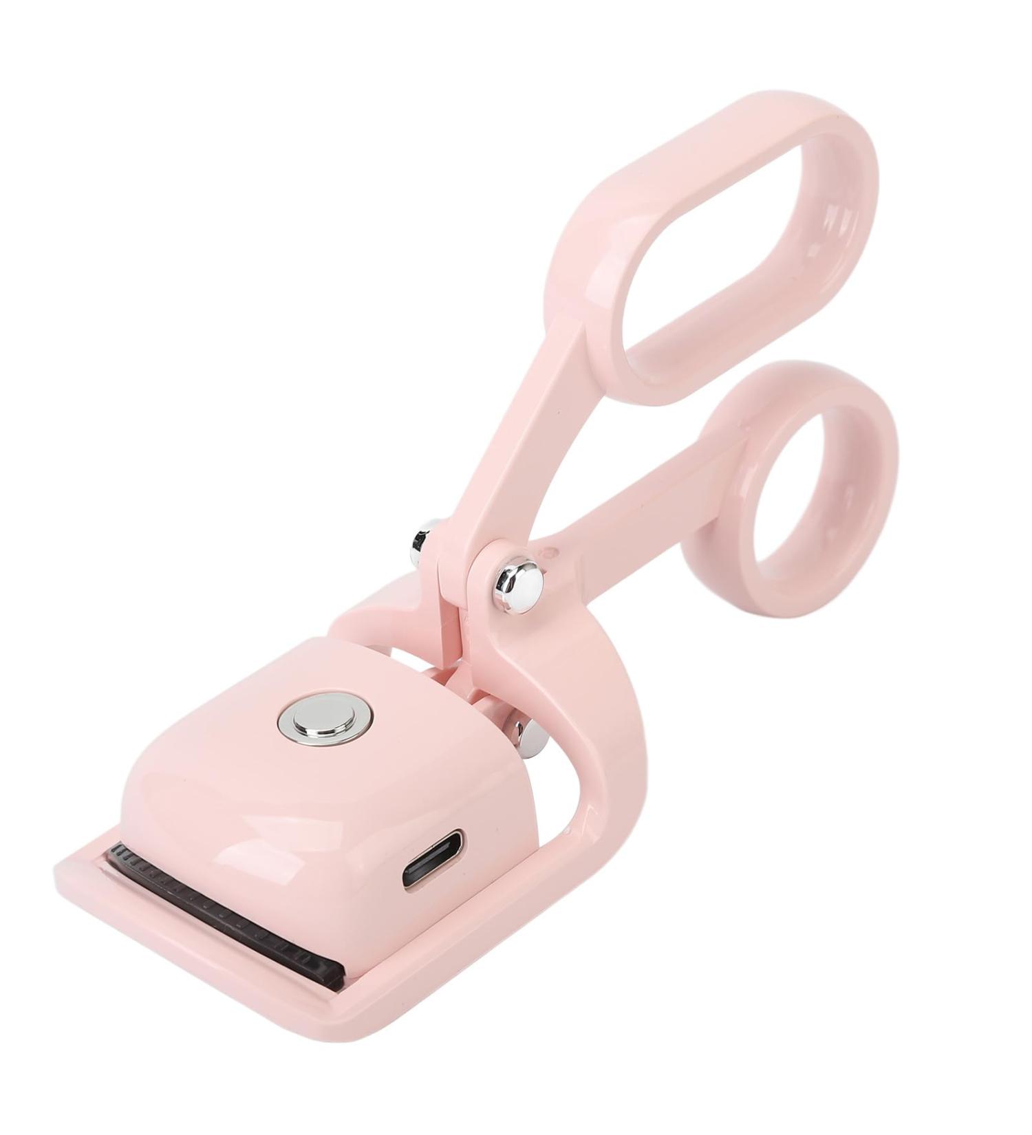 Qukaim Heated Lash Curler Heated Eyelash Curler Electric Mini Lash Curler with 3 Gears Temperature Control Portable USB Pink - Buy Online on GoSupps.com