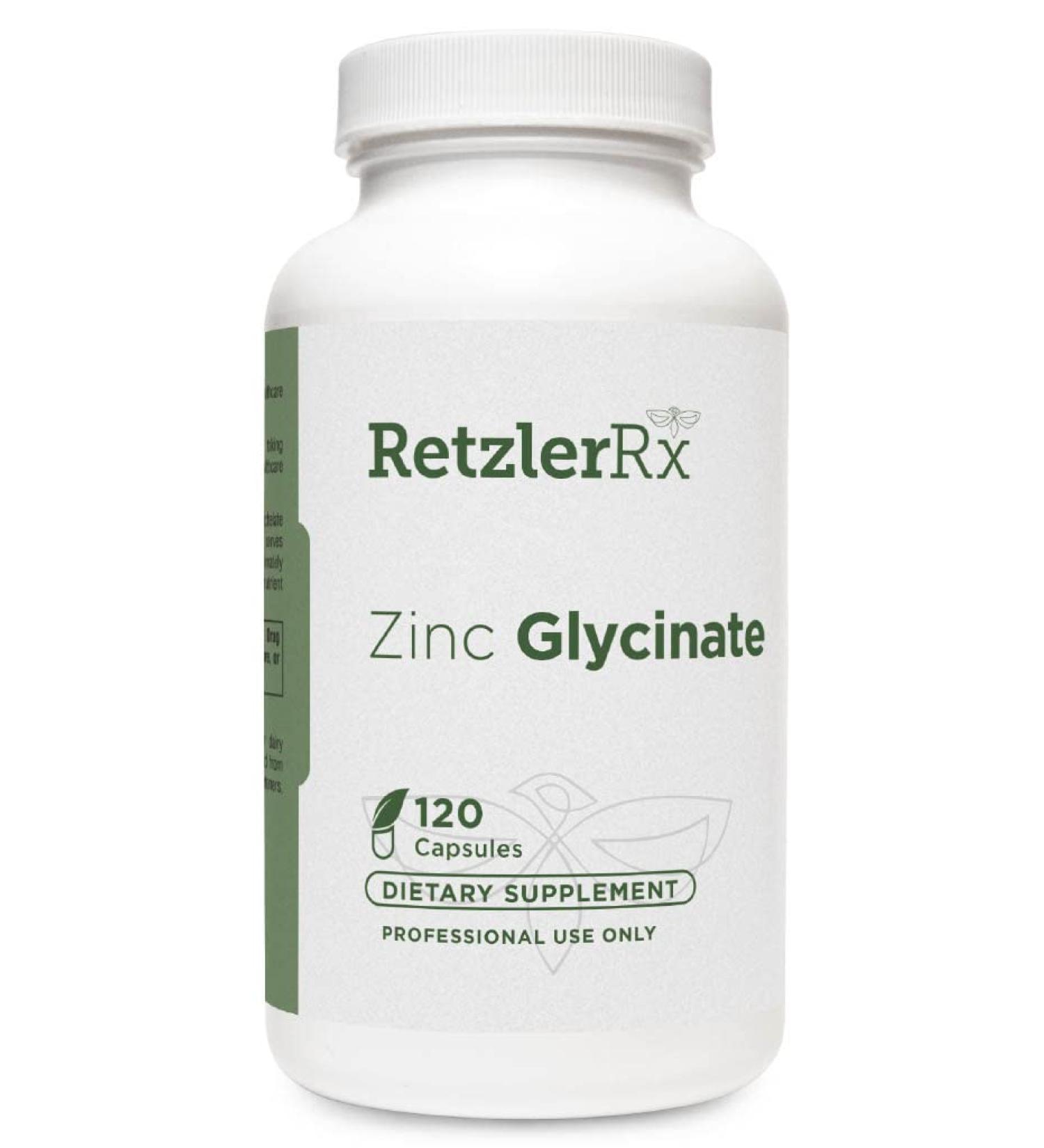 Zinc Glycinate 20mg | TRAACS Zinc Formula | 120 Veg Capsules | Pharmaceutical Grade - Buy Online on GoSupps.com