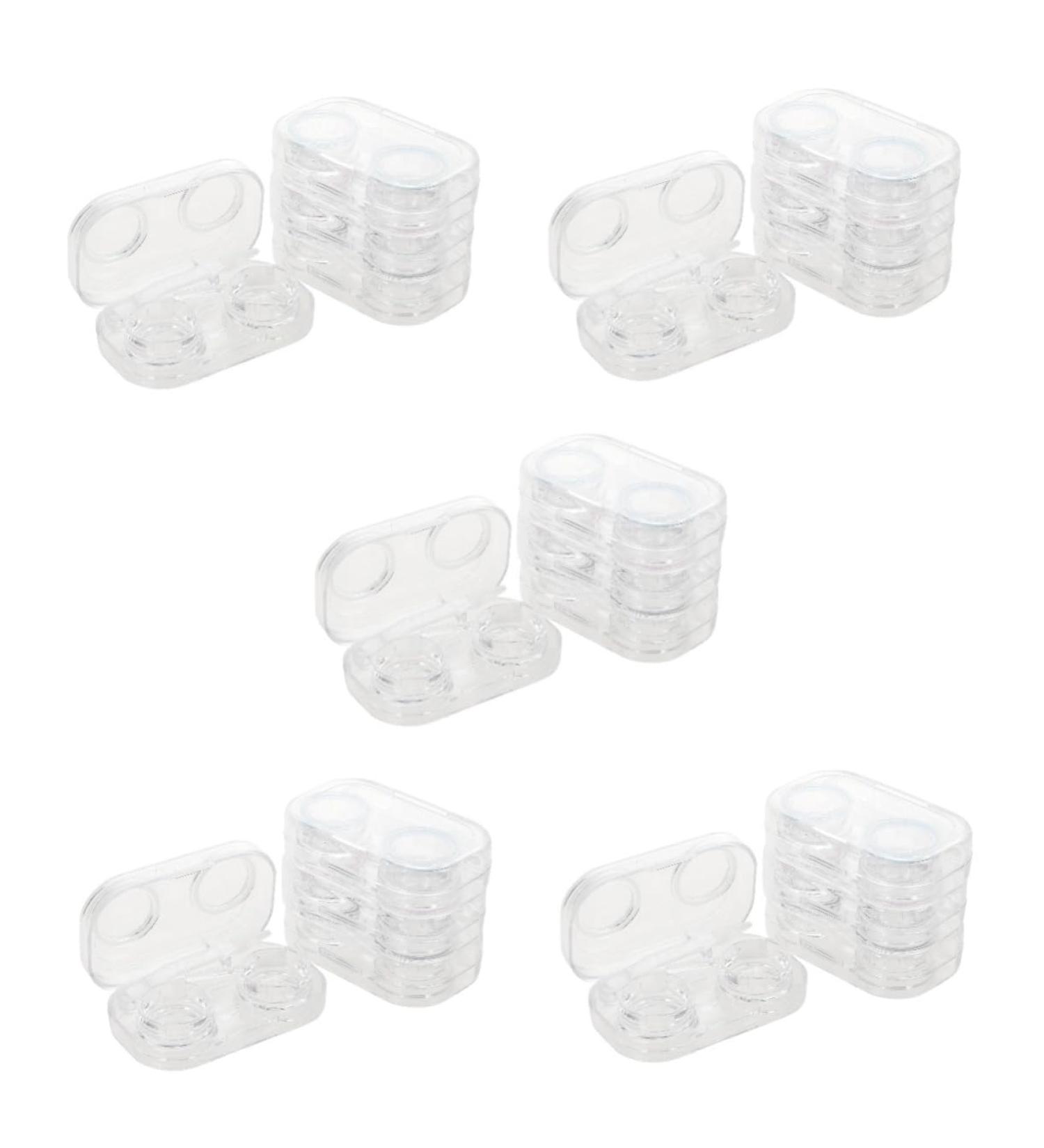 Homsfou 20-Piece Contact Lens Organizer Set | Glasses Case & Cleaning Tools for Contact Lenses Storage - Buy Online on GoSupps.com