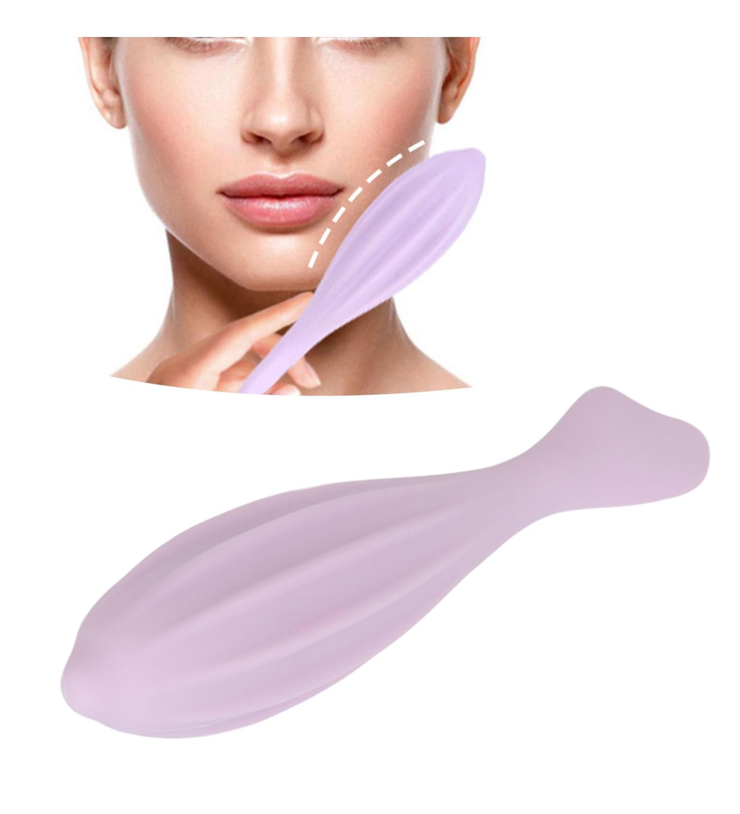 ZJchao Silicone Facial Massage Roller Facial Massage Roller Face Manual Massage Tool Massager Body Relief Deep Trigger Points Release Tool - Buy Online on GoSupps.com