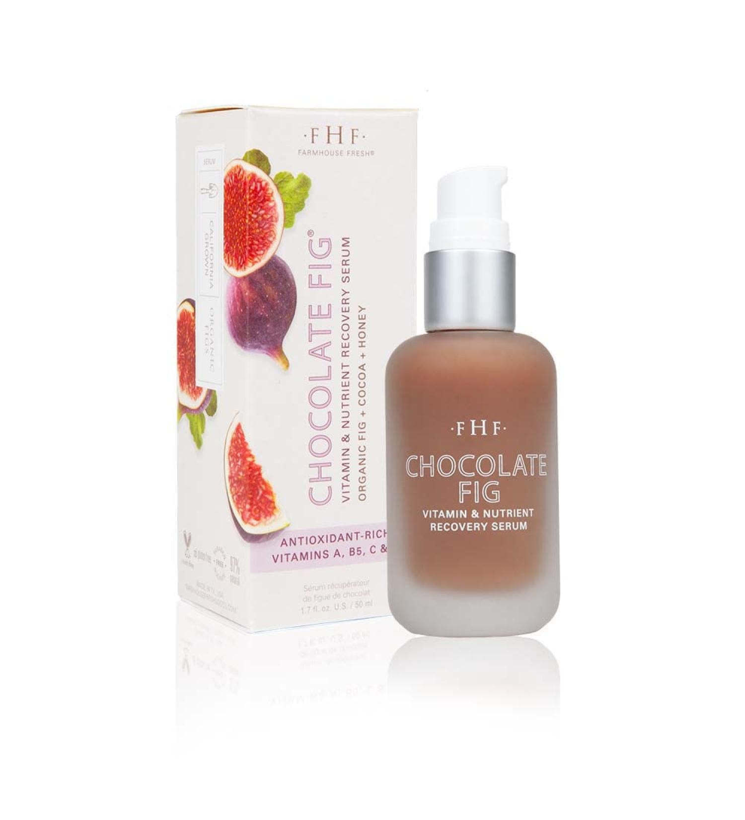 FarmHouse Fresh Chocolate Fig Vitamin Recovery Serum 1.7 fl. oz. | Nourishing Facial Serum - Buy Online on GoSupps.com