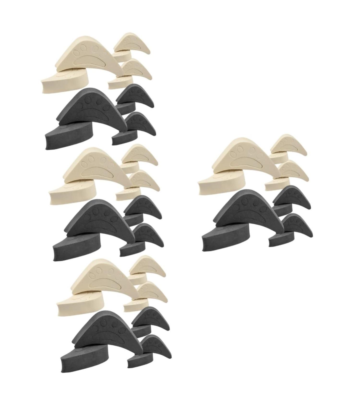 Buy Hemoton 24 Pairs Toe Plug Adjustment Pads Perfect Shoe Filler Inserts for Women | Comfortable High Heel & Pointed Shoe Solutions - Buy Online on GoSupps.com