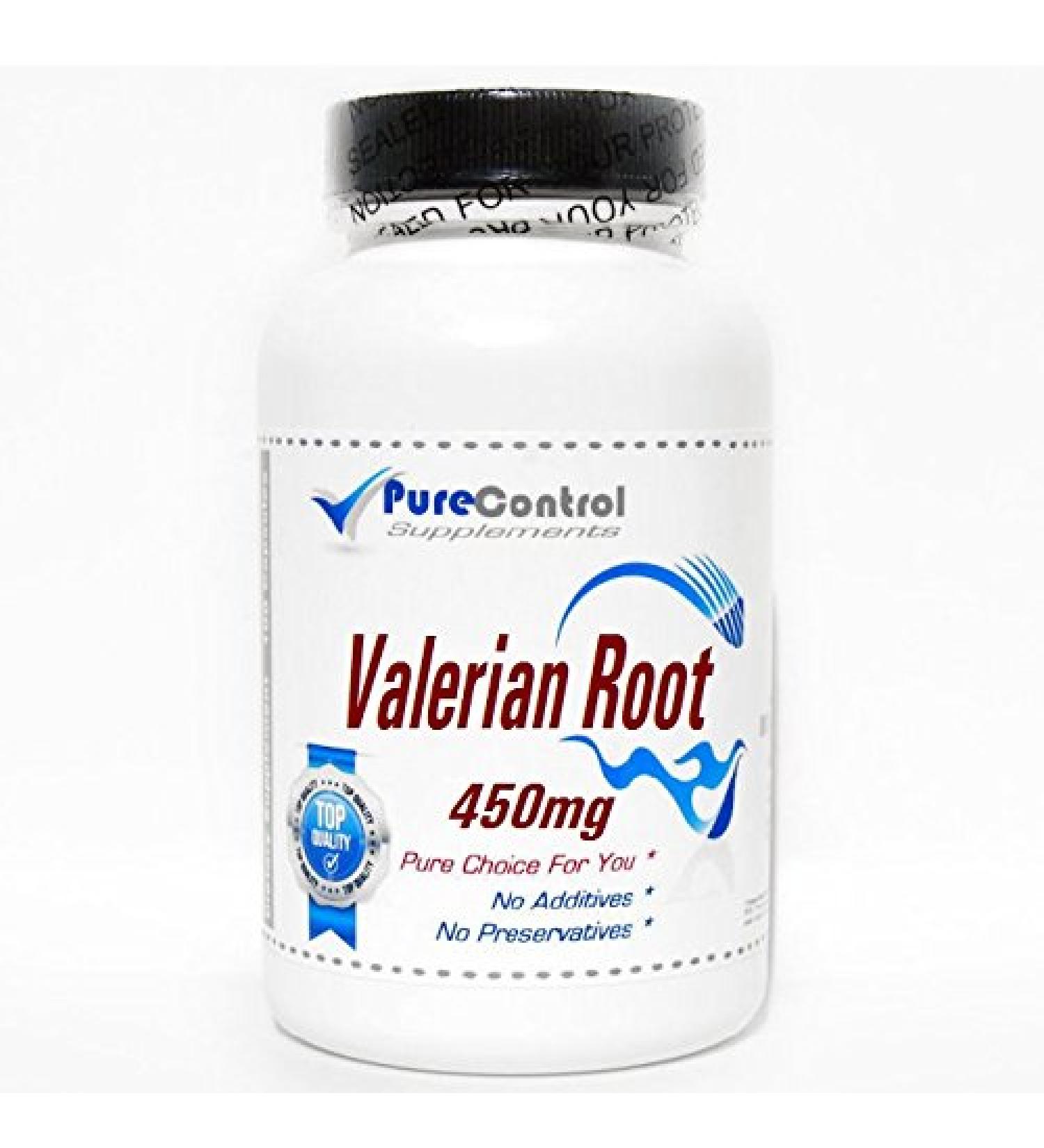 PureControl Supplements Valerian Root 450mg // 200 Capsules // Pure