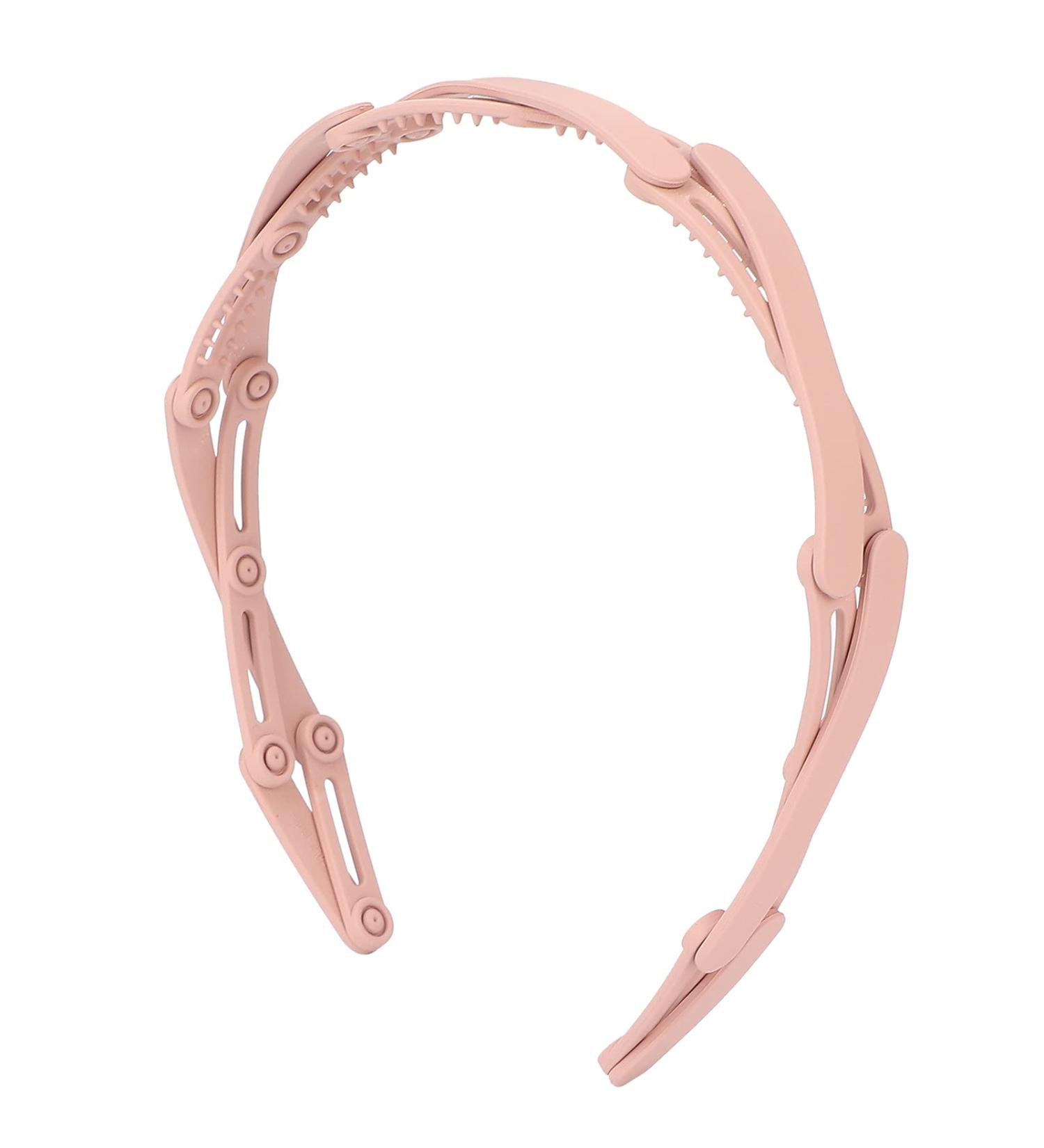 Retractable Folding Headbands Adjustable Pocket Non Slip Headpieces Compact Hair Hoops Hair Accessories for Girls Women (Light Pink) - Buy Online on GoSupps.com