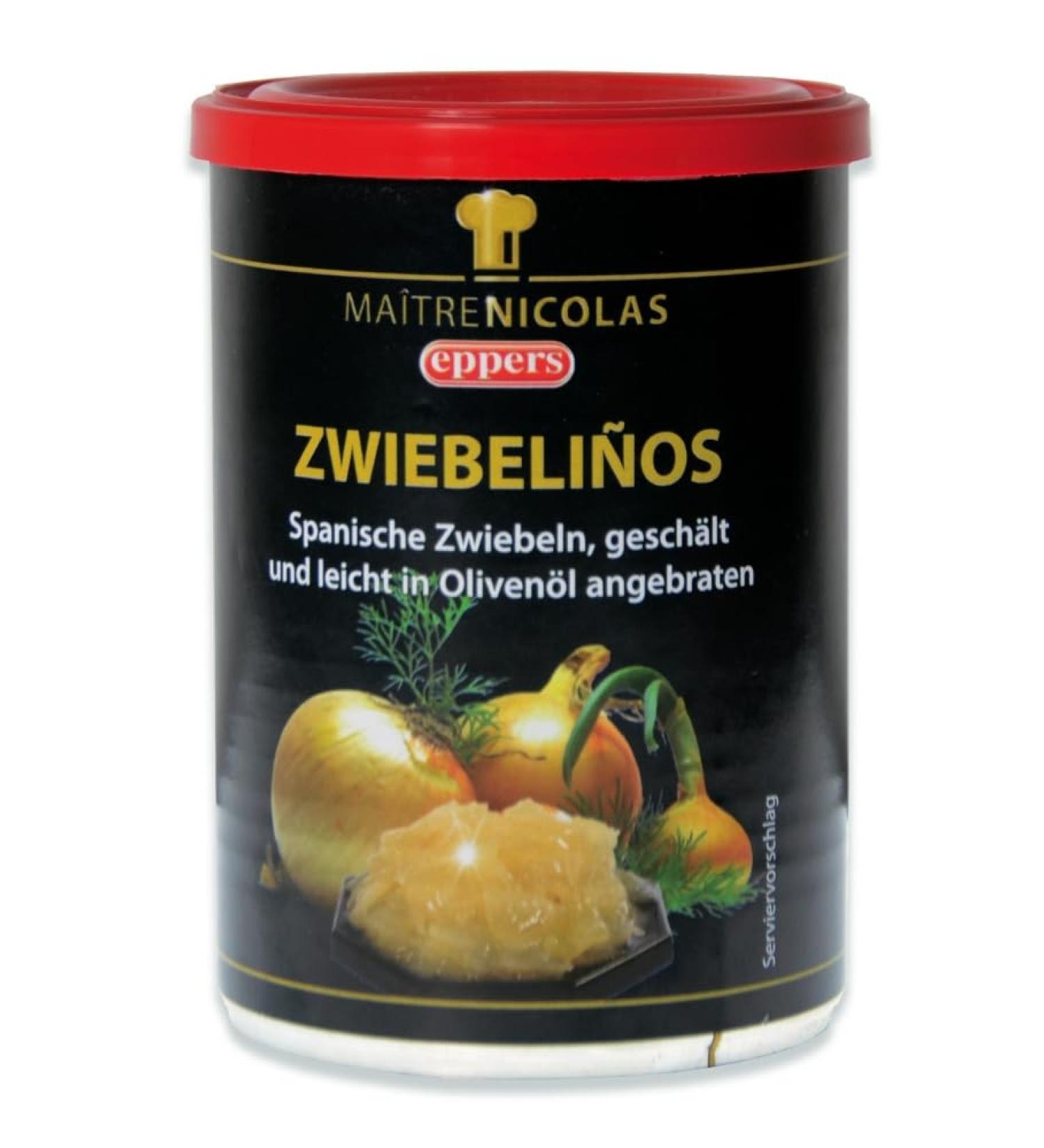 Eppers onionProne fried onion pieces for sophisticated delicaciesFresh onions fried in vegetable oil |Can 390g can