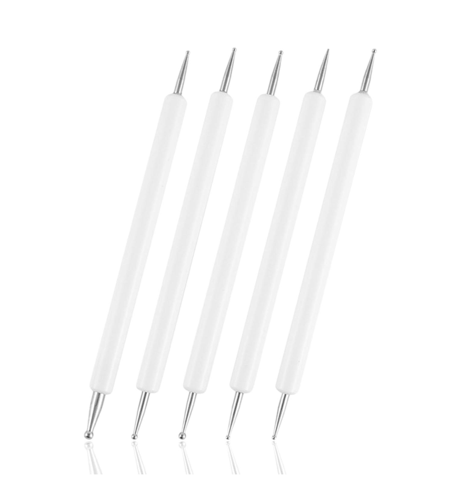 SculptZen 5 Pcs Embossing Tool Set with Different Size Double End Embossing Stylus Tracing Dotting Tool for Embossing Art Carbon Transfer Paper Mandala Rock Painting Pottery Clay DIY Craft Nail Art - Buy Online on GoSupps.com