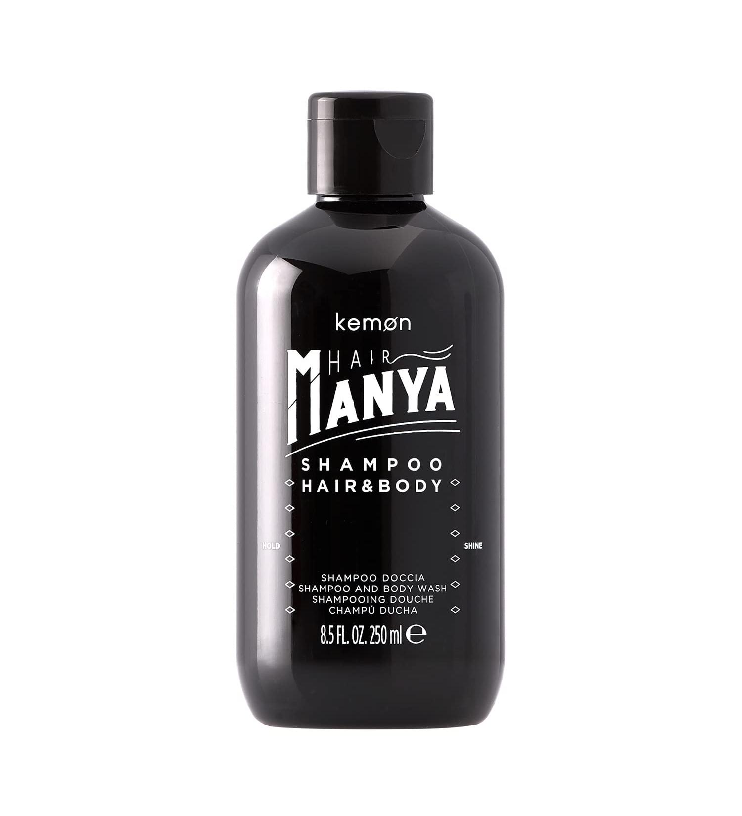 Kemon Hair Manya Shower Gel mild shower shampoo for body hair and beard 3in1 care for men 250 ml - Buy Online on GoSupps.com