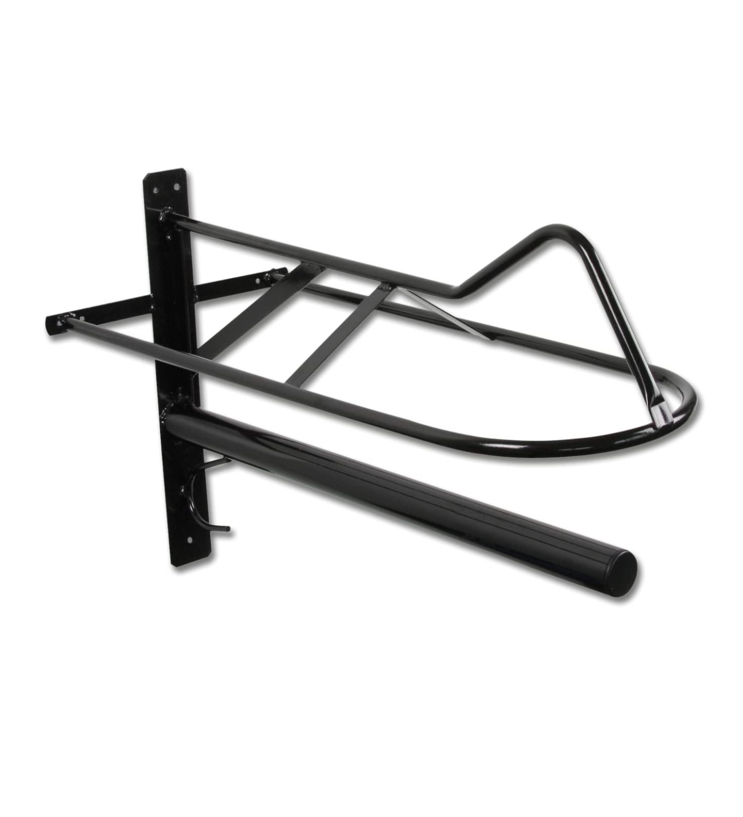 WALDHAUSEN saddle holder with saddle pad bar metal black