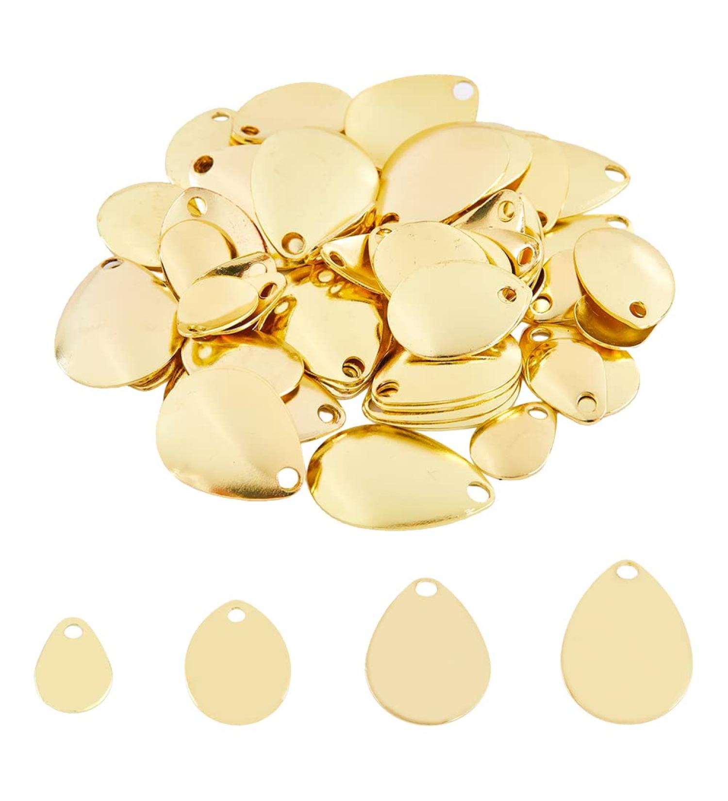 Buy Superfindings Golden Fishing Flattie Attractor Spinner Spoon Rigs - 56 Piece Hard Bait Tackle Set in 4 Sizes - International Shipping Available - Buy Online on GoSupps.com