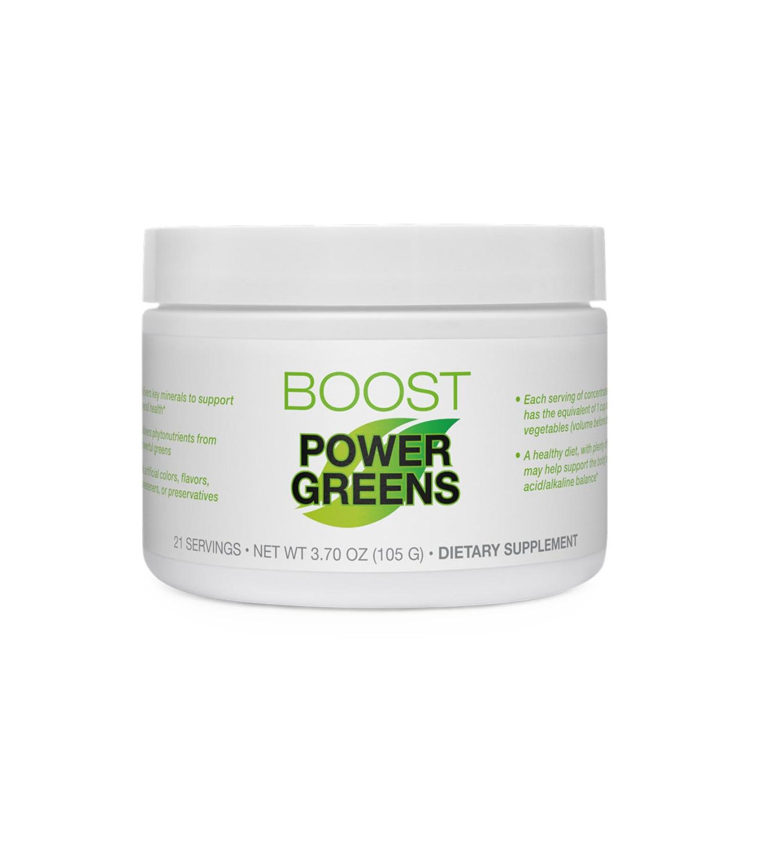 BODi Power Greens Boost - for Women & Men - Superfood Supplement with Phytonutrients from Spinach Chlorella Cucumber Kale Celery & Matcha - No Artificial Colors or Flavors 21 Servings - Buy Online on GoSupps.com