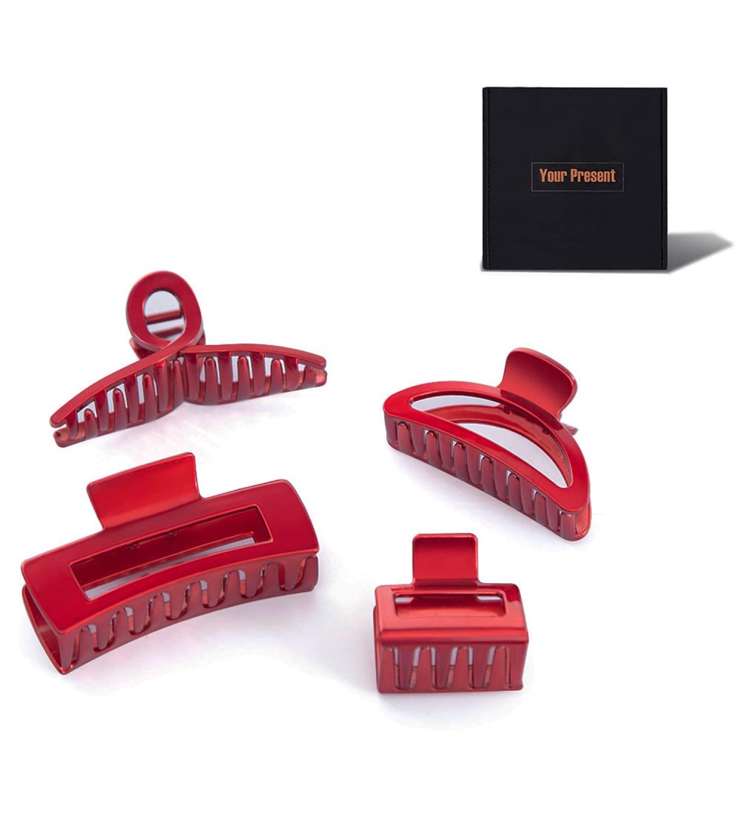 SinPinEra Hair Claw Clips Set - 4PCS for Women and Girls | Strong Hold Jaw Clips for Thin & Thick Hair | Hair Styling Accessories - Buy Online on GoSupps.com