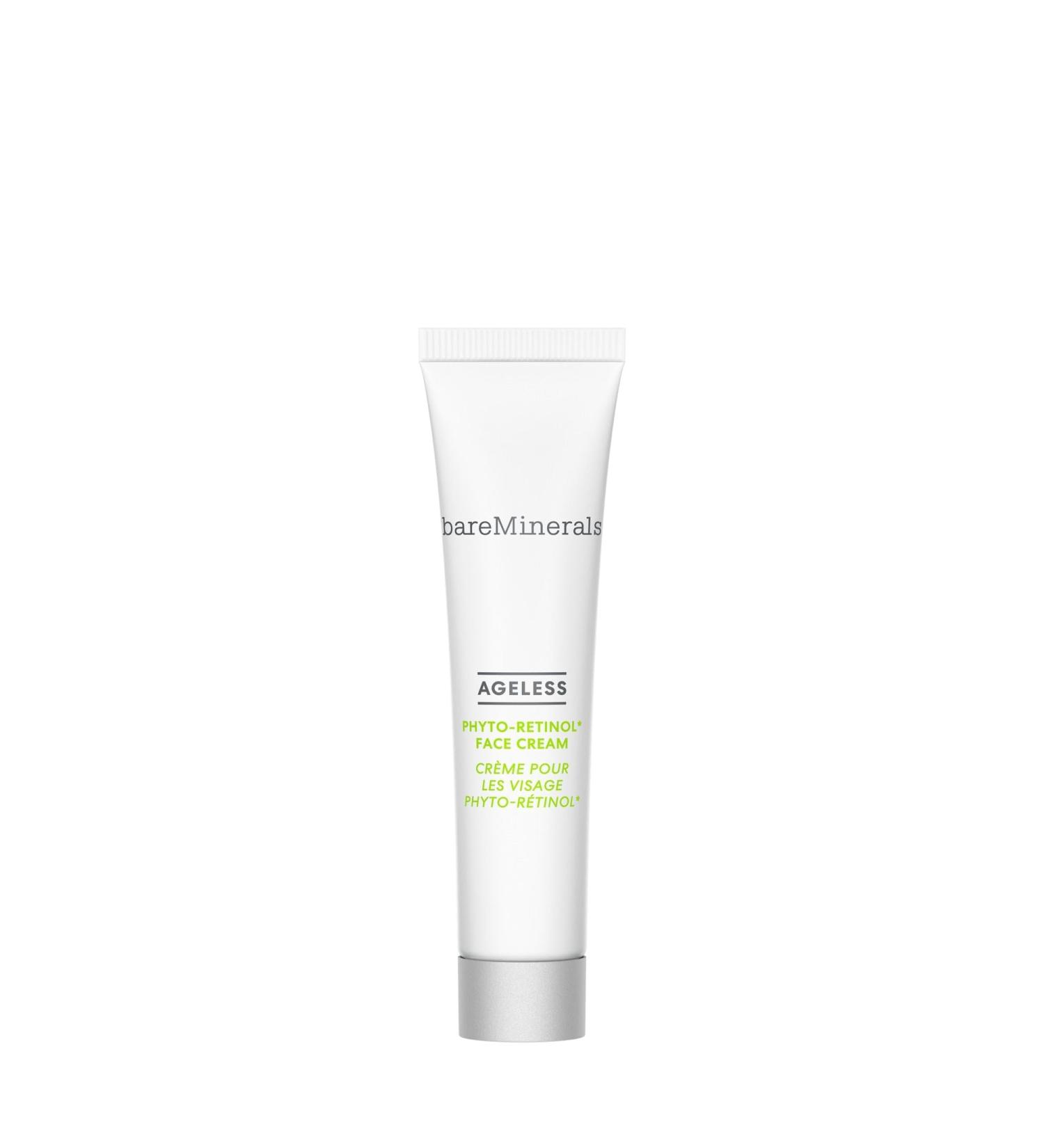 bareMinerals Ageless Phyto-Retinol Face Cream with Plant-Based Retinol Alternative + Hyaluronic Acid Anti-Aging Moisturizer Skin Care for Women Vegan 0.51 Fl Oz (Pack of 1)