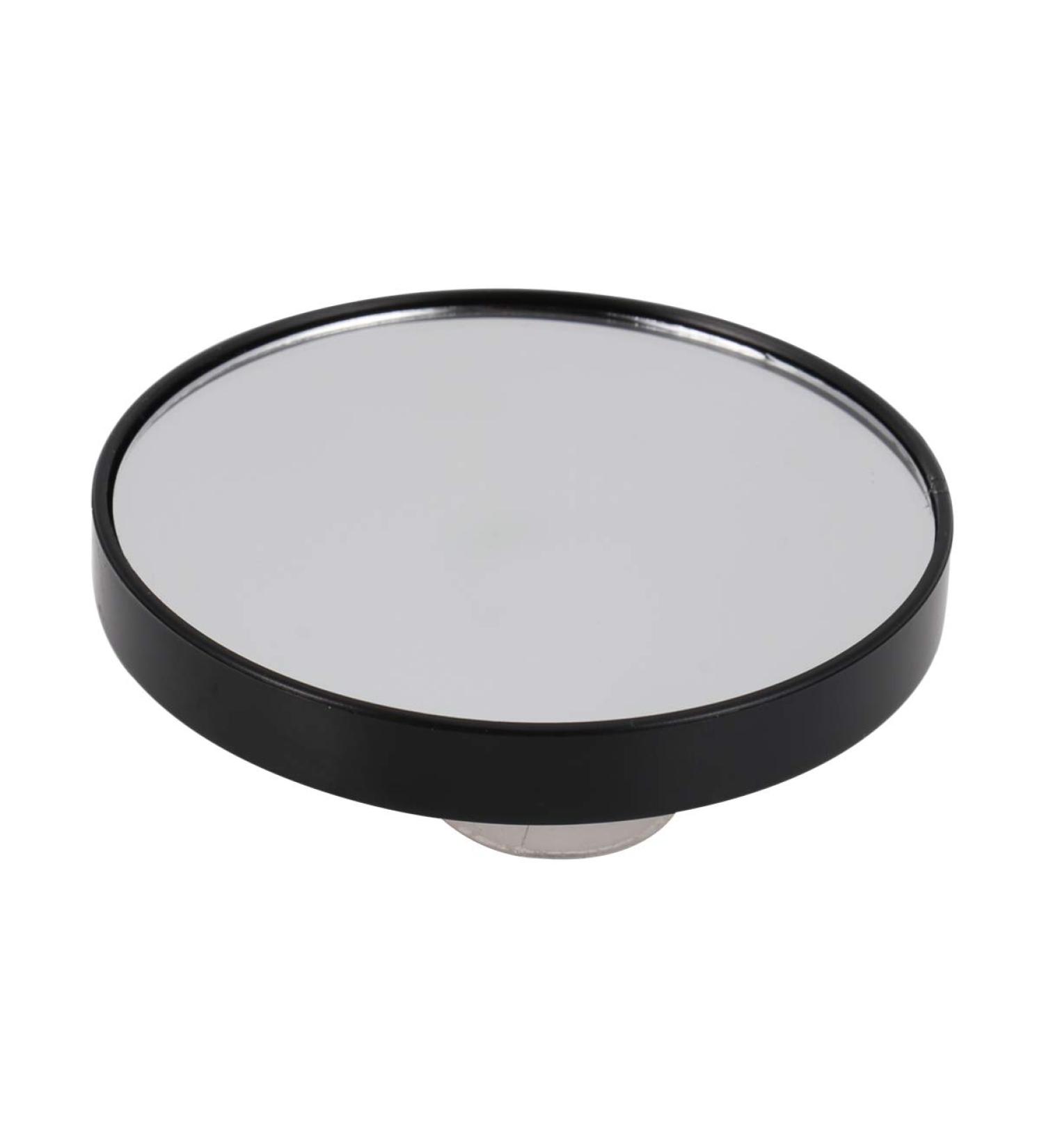 Heallily 7.5cm 5X Magnifying Wall Mirror with Suction Cups - Black - Buy Online on GoSupps.com