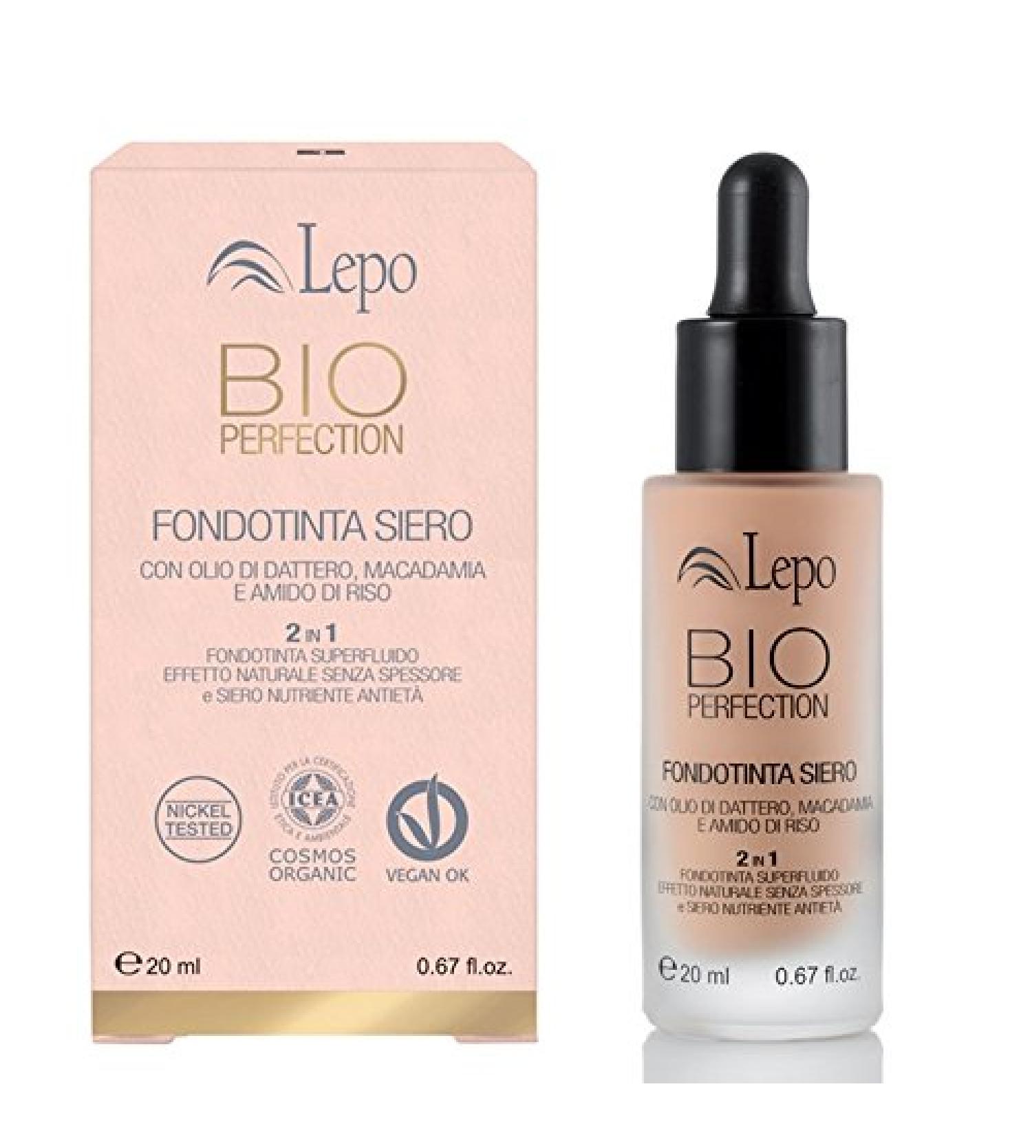 LEPO LEPO Bio Perfection 2in1 Foundation Fluid and Nourishing Serum Tonalit 01 20 ml