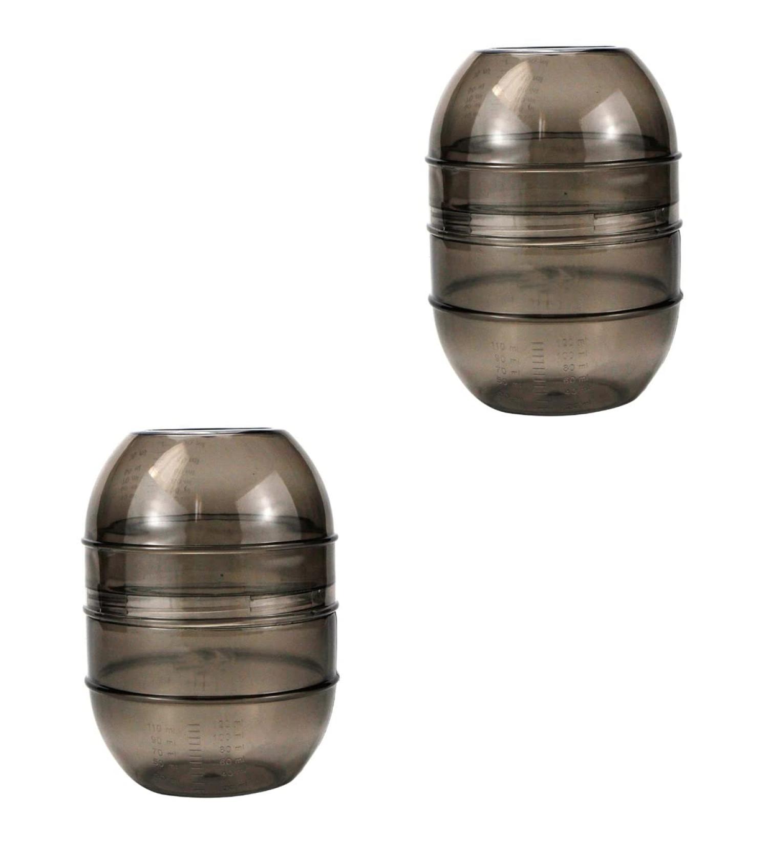 SHERCHPRY 2pcs Hair Color Shaker Bowl Set with Measuring Scale | Hair Dye Mixing Bowls - Buy Online on GoSupps.com