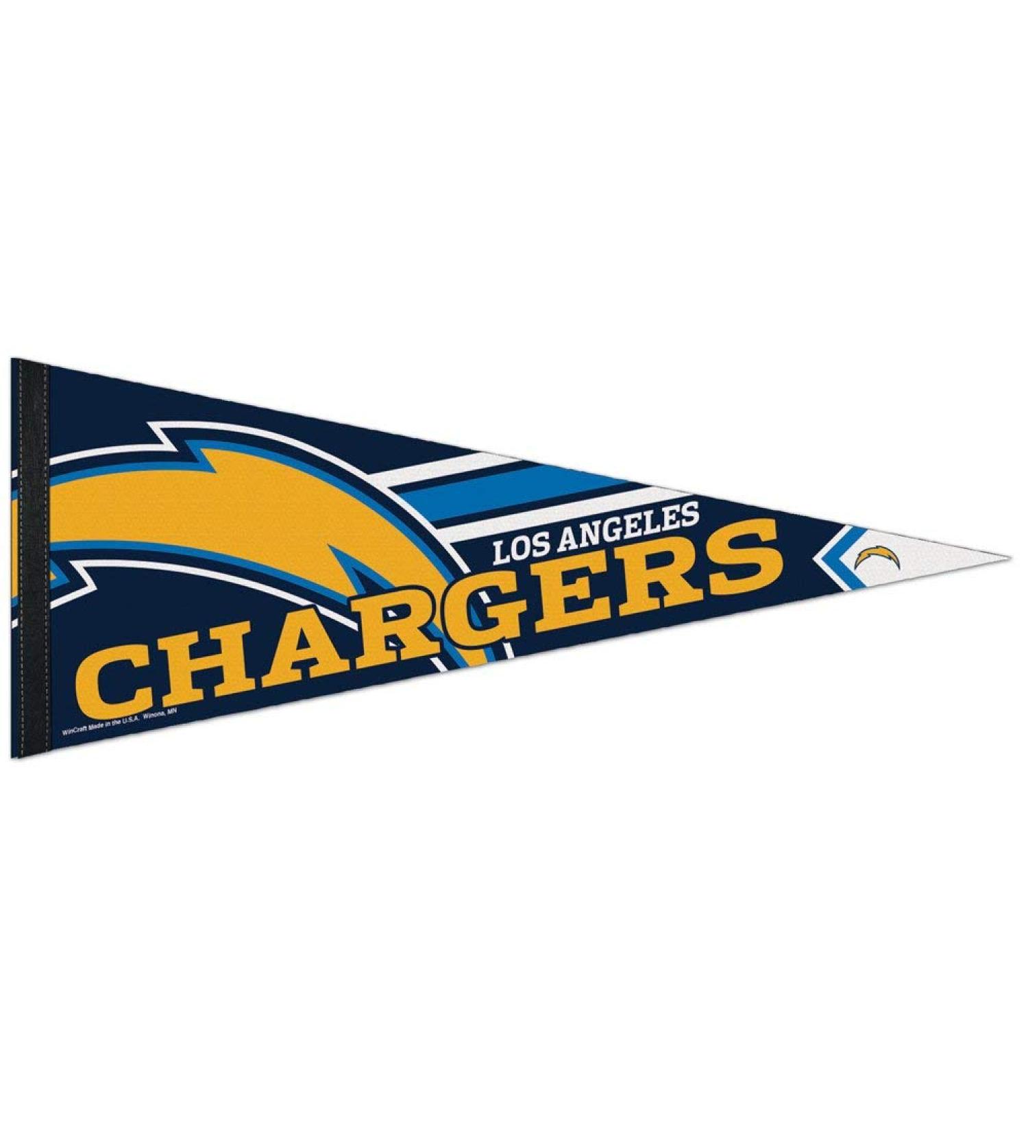 WinCraft Los Angeles Chargers Big Logo Premium Football NFL Pennant