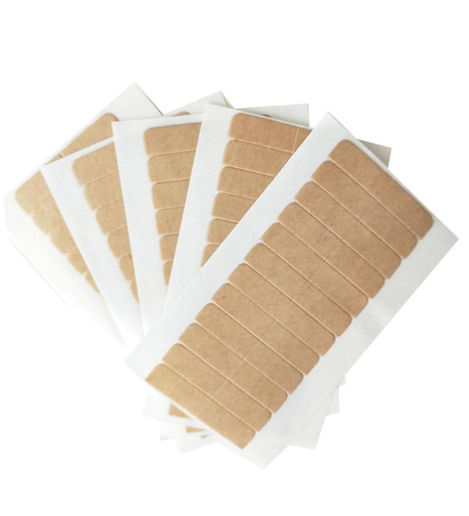 Sgzrydb Khaki Double Sided Wig Tape Hair Tape for Toupee Adhesive Tape for Lace Front Ultra-Hold Wig Glue Mini Tabs Tape Easy to Use - Buy Online on GoSupps.com