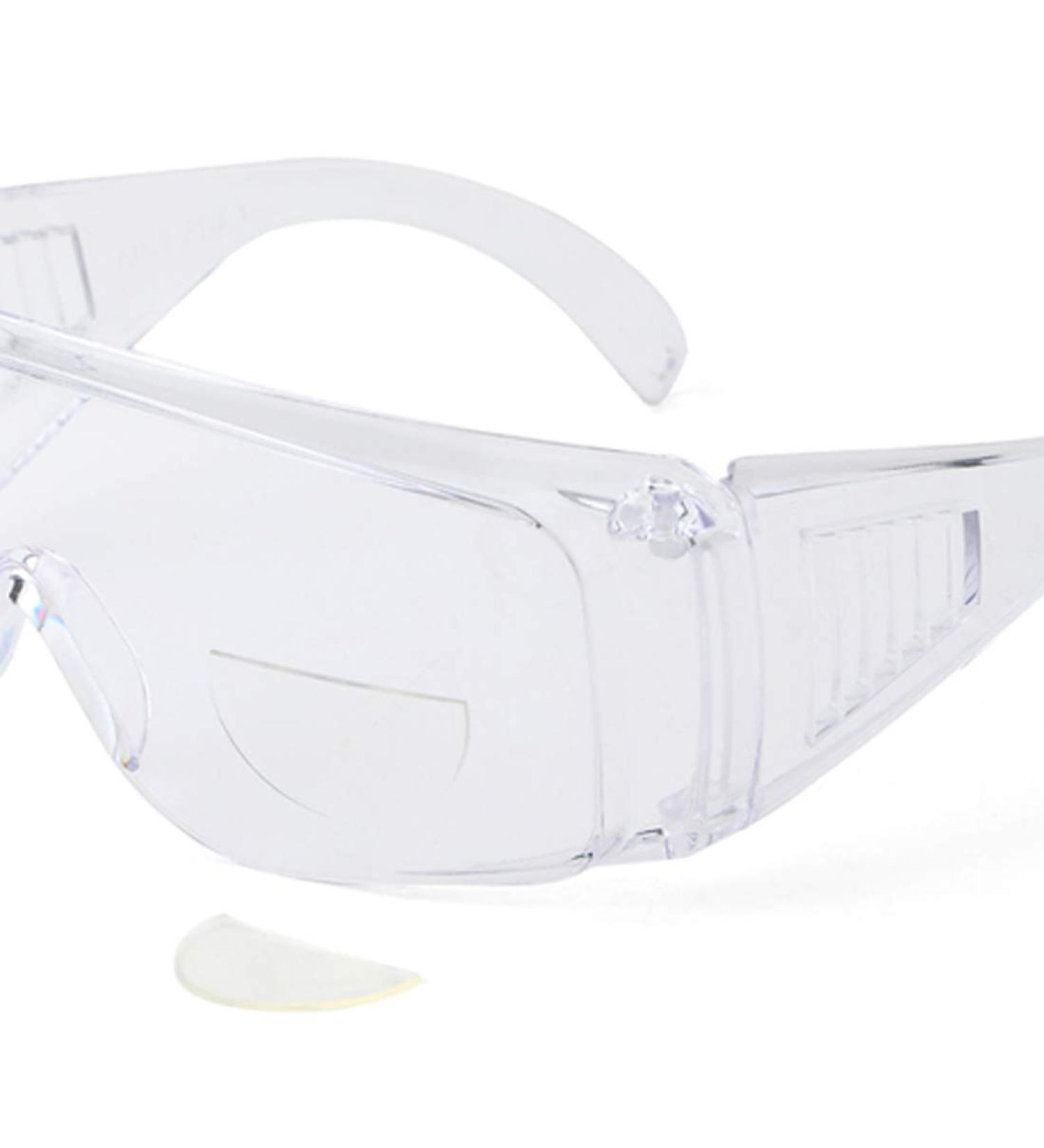 Buy +3.5 Reusable Stick-On Bifocal Lenses - Adhesive Reading Magnifier for Sunglasses & Safety Glasses - International Shipping Available - Buy Online on GoSupps.com