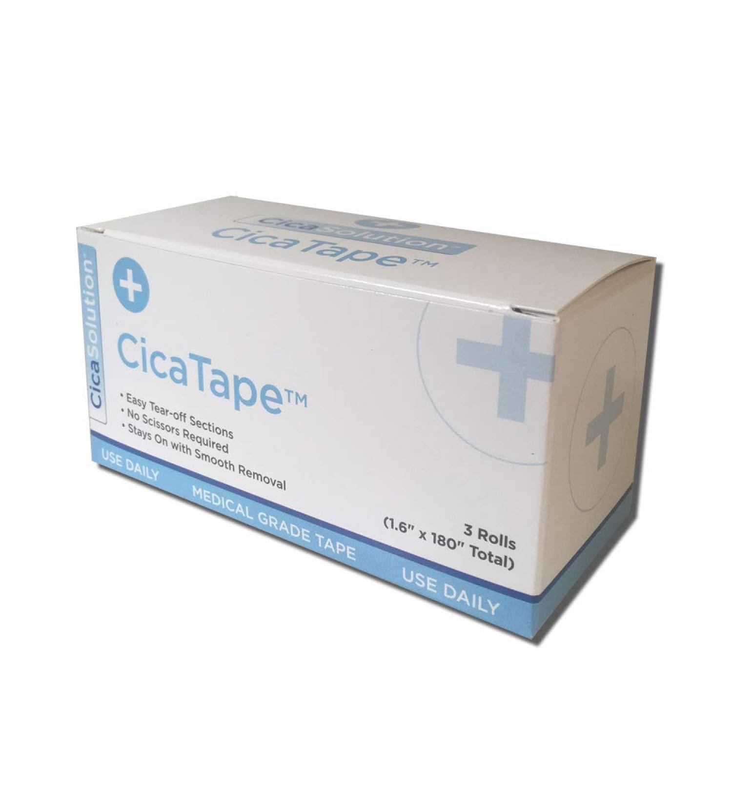 CicaTape Soft Silicone Medical Tape 1.6 x 180 - Gentle Adhesive Skin-Friendly Tape - Buy Online on GoSupps.com