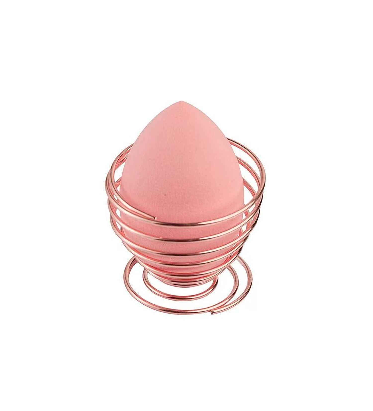 Set of 3 Latex-Free Makeup Sponges with Elegant Holder - Perfect Gift in Pink | International Shipping Available - Buy Online on GoSupps.com