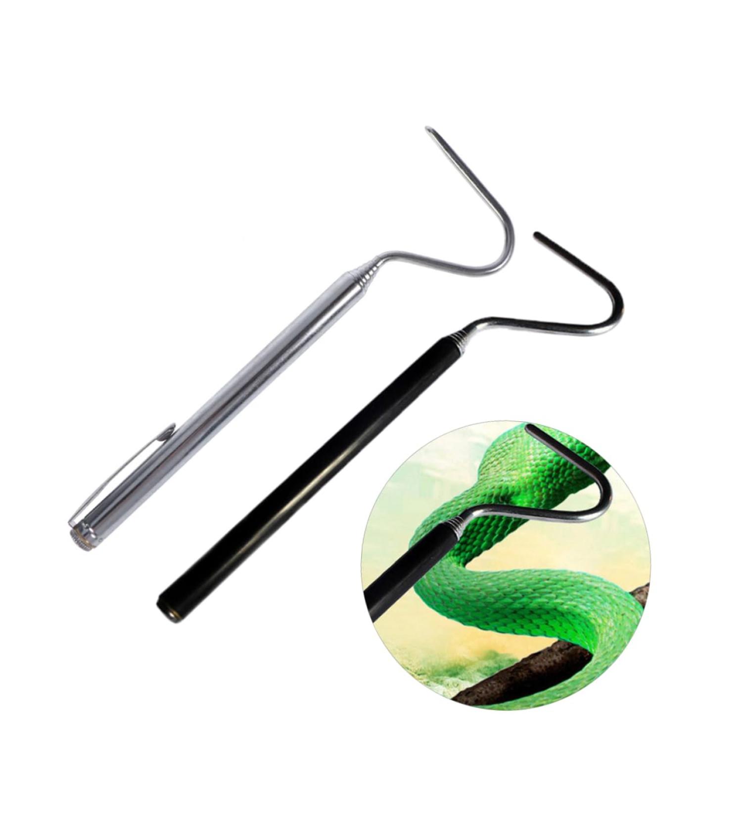 FRCOLOR Tool Hook 2pcs snake hook reptile hook reptile catching supplies snake tool Stainless steel grapple Grabber Hook As Shown 68X4.5X1cm - Buy Online on GoSupps.com